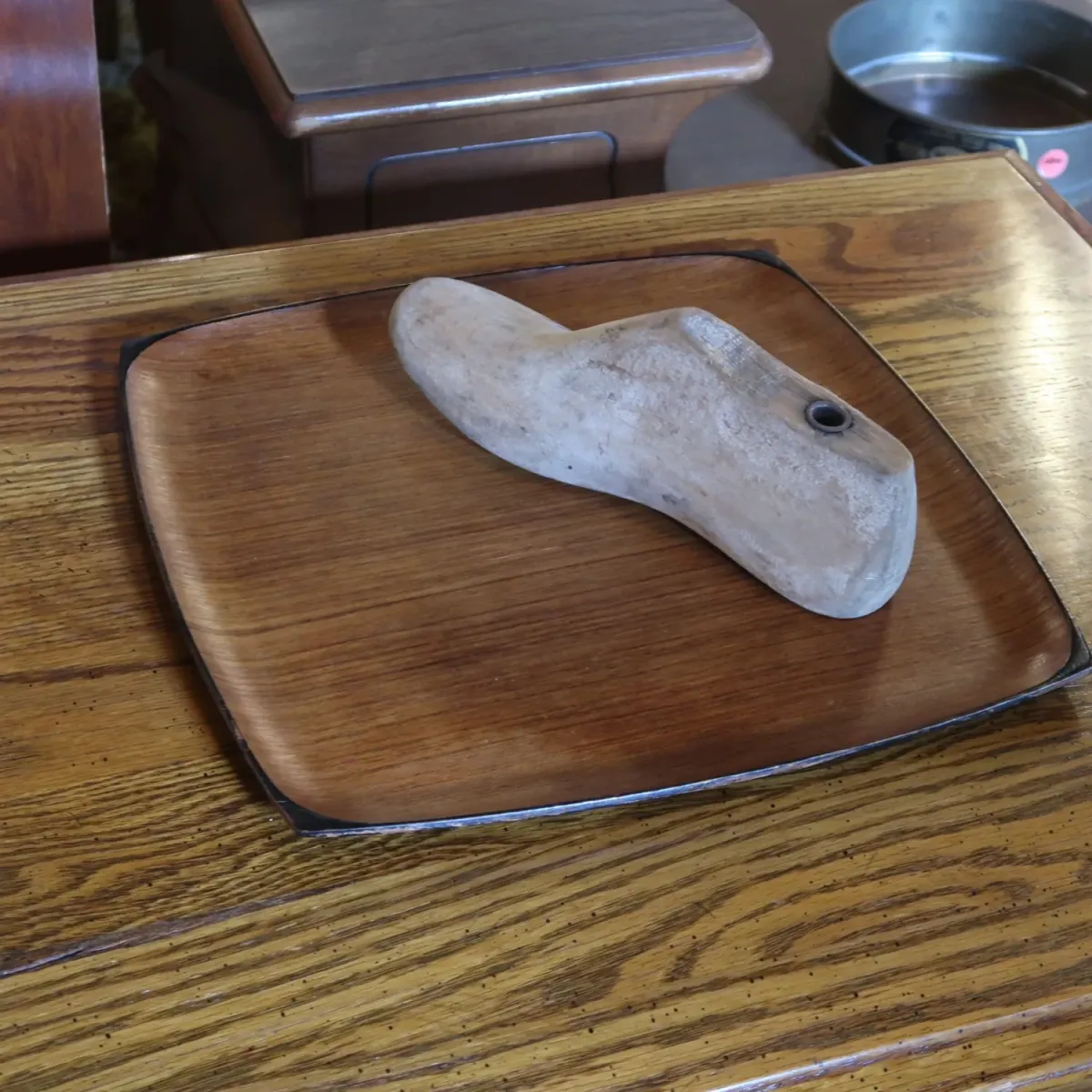 ビンテージ ウッド トレイ