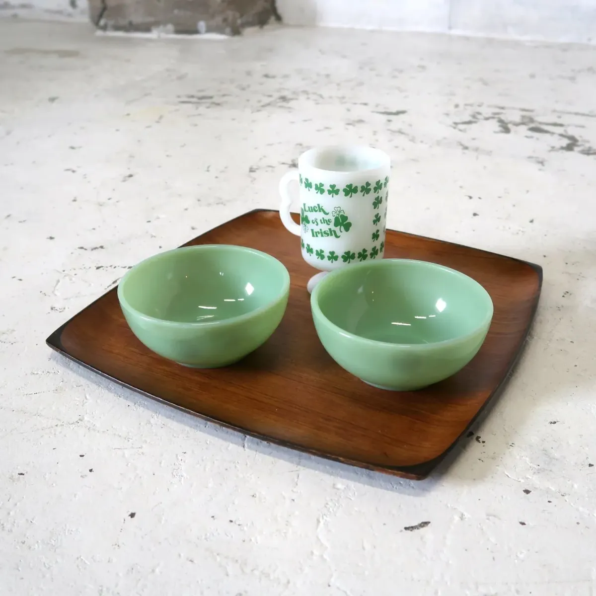 ビンテージ ウッド トレイ