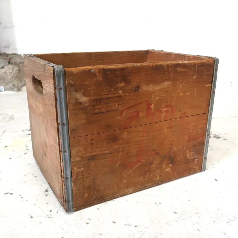 7up ビンテージ ウッドボックス