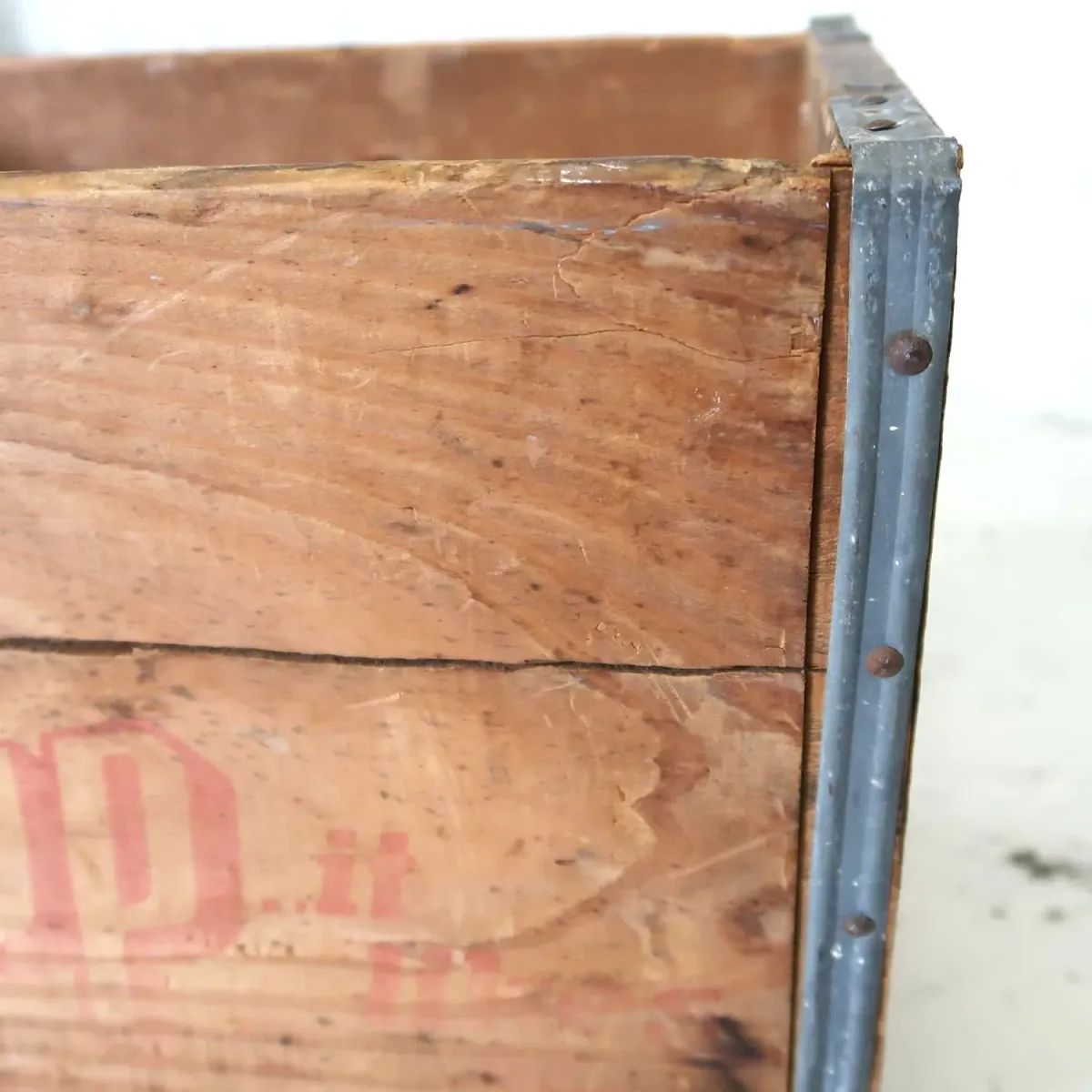 7up ビンテージ ウッドボックス