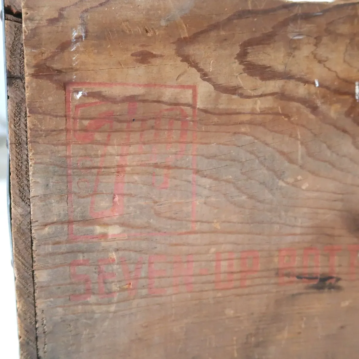 7up ビンテージ ウッドボックス