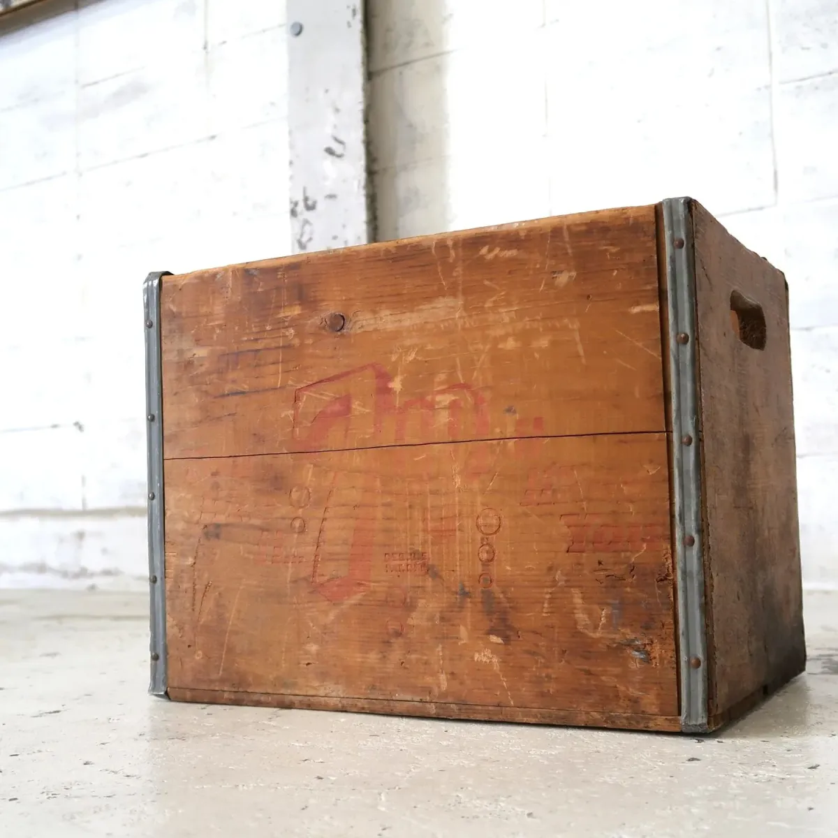 7up ビンテージ ウッドボックス