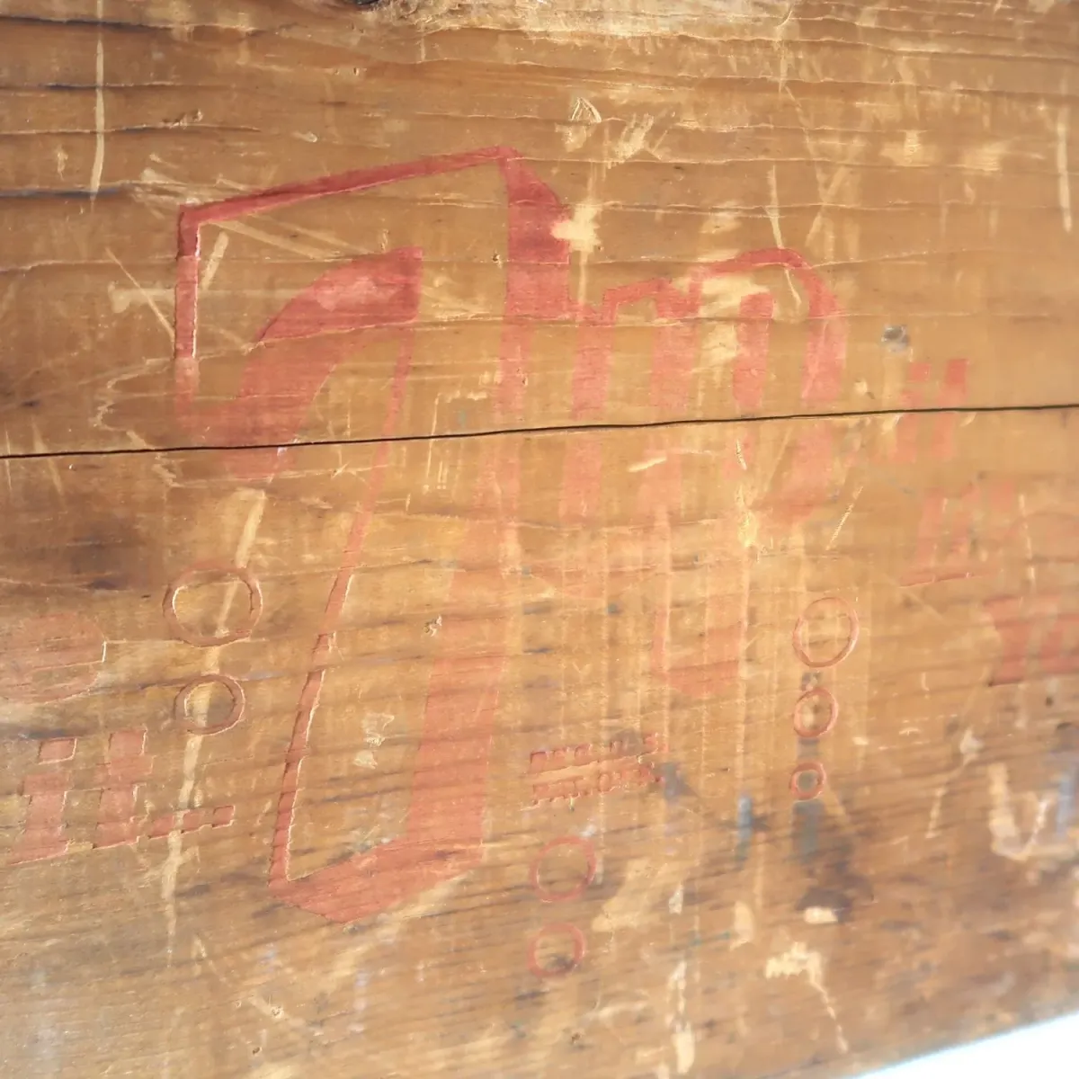 7up ビンテージ ウッドボックス