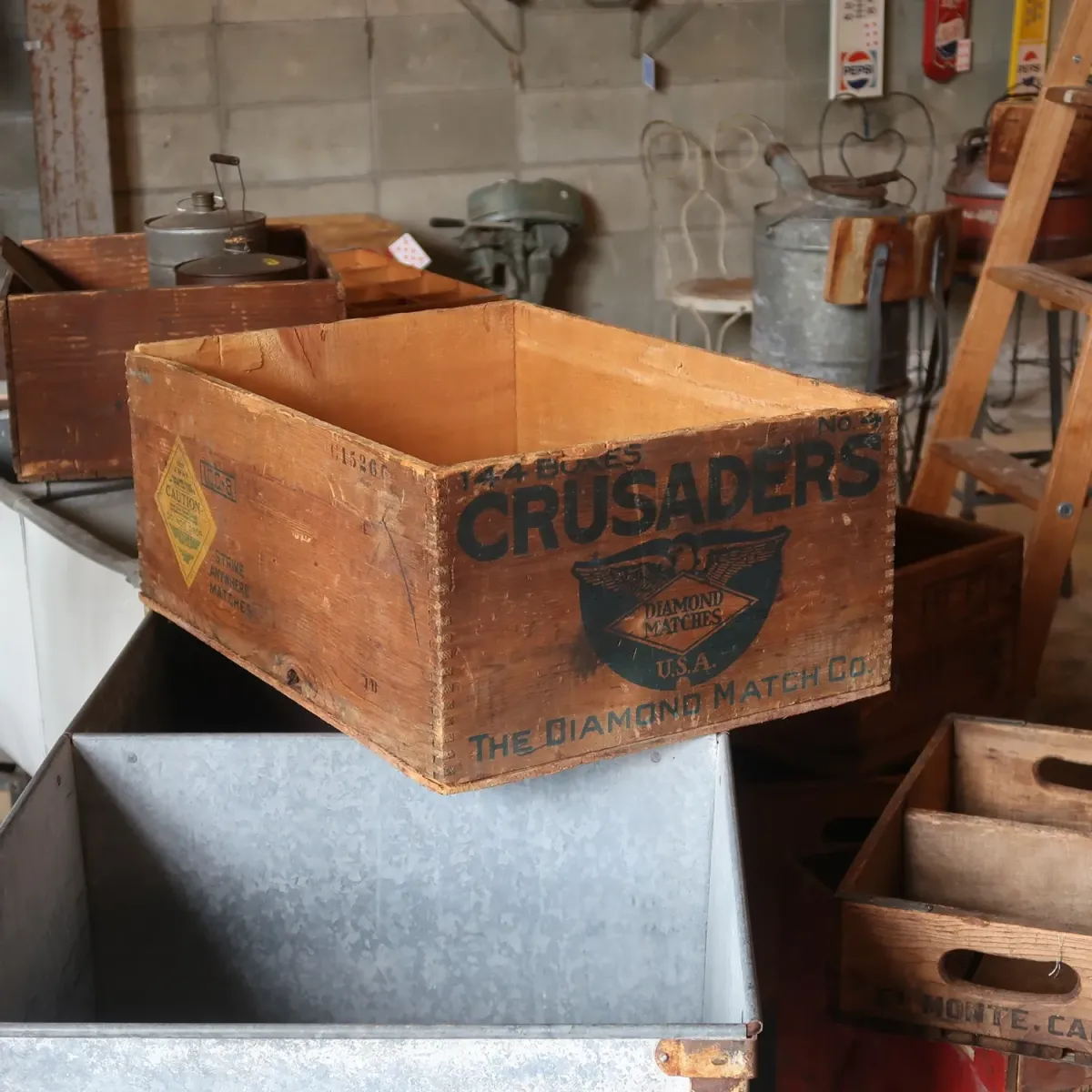 CRUSADERS ビンテージ ウッドボックス