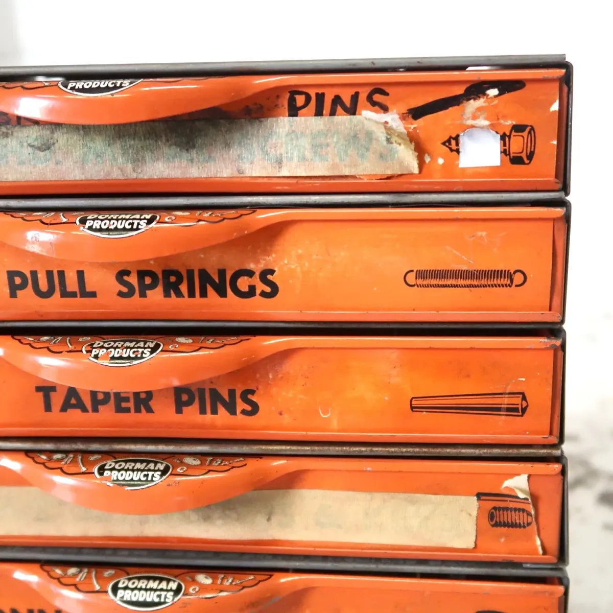 50's～ DORMAN ビンテージ パーツキャビネット スタッキング