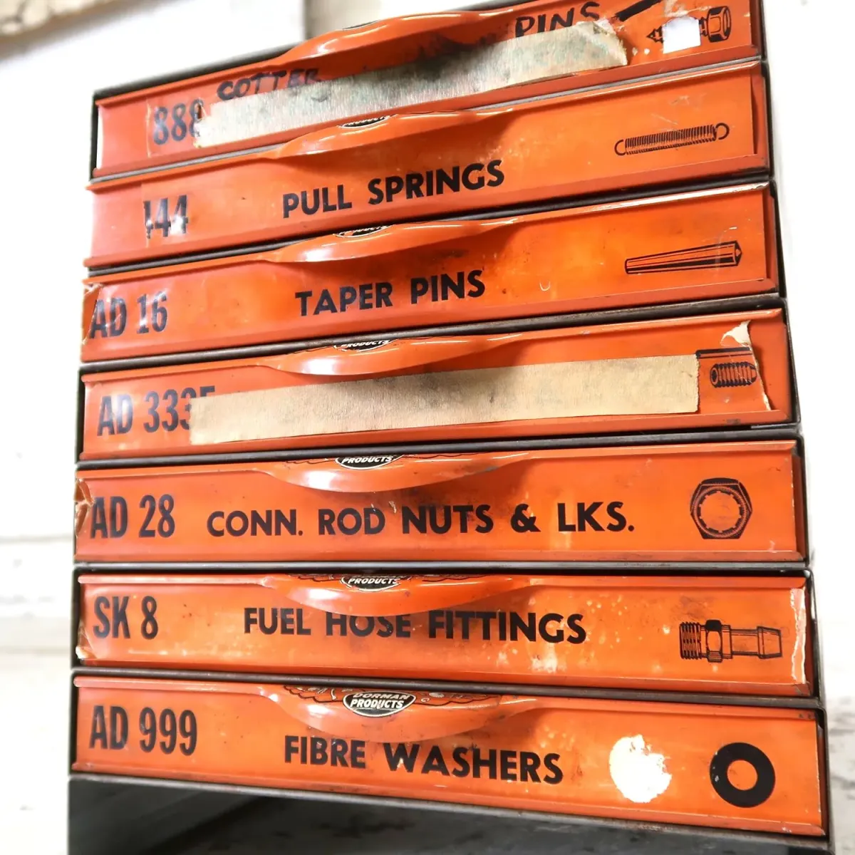 50's～ DORMAN ビンテージ パーツキャビネット スタッキング