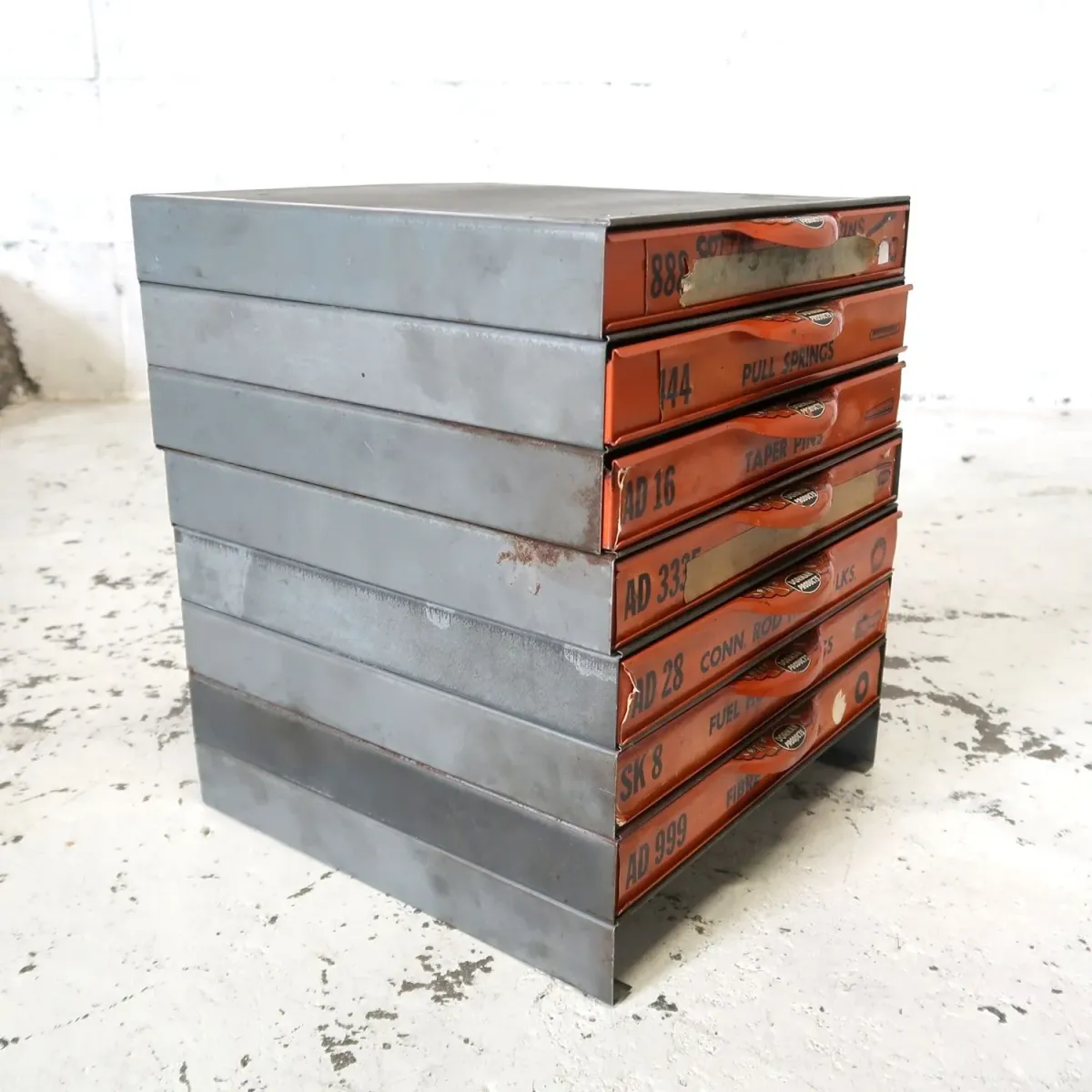 50's～ DORMAN ビンテージ パーツキャビネット スタッキング