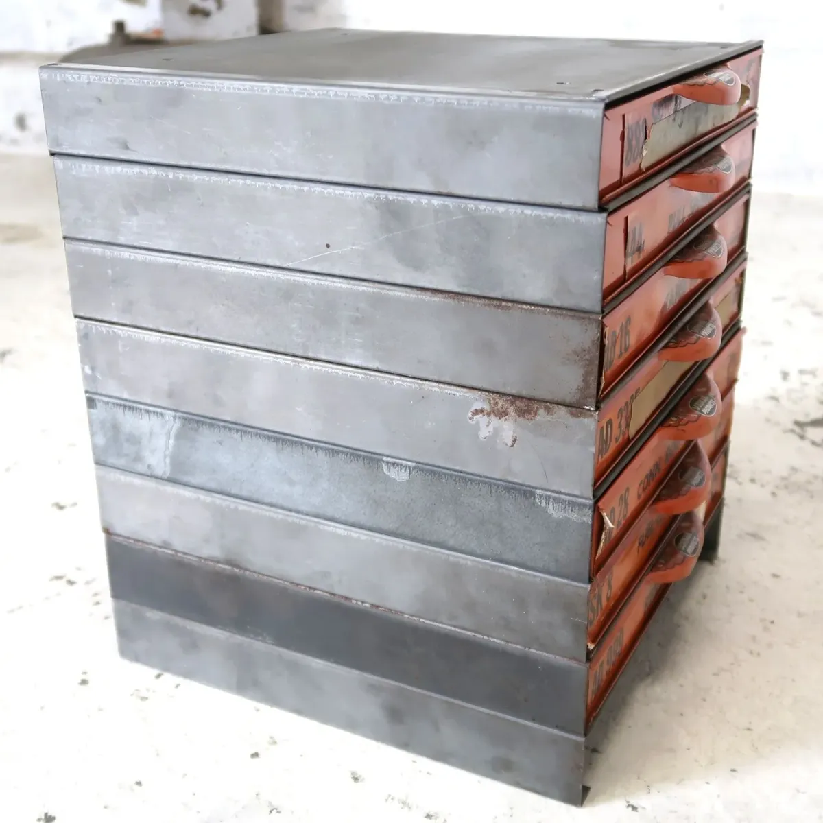 50's～ DORMAN ビンテージ パーツキャビネット スタッキング