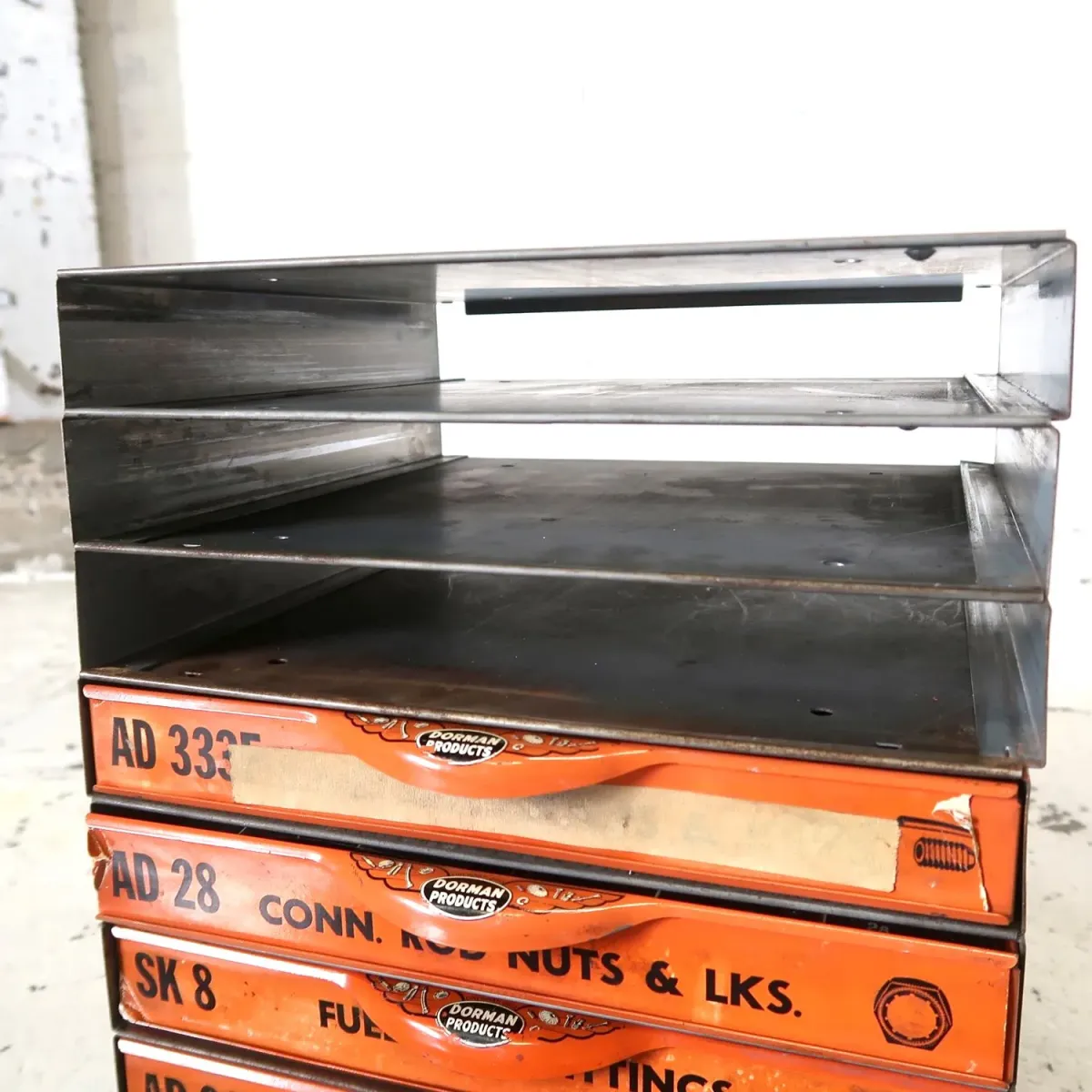 50's～ DORMAN ビンテージ パーツキャビネット スタッキング