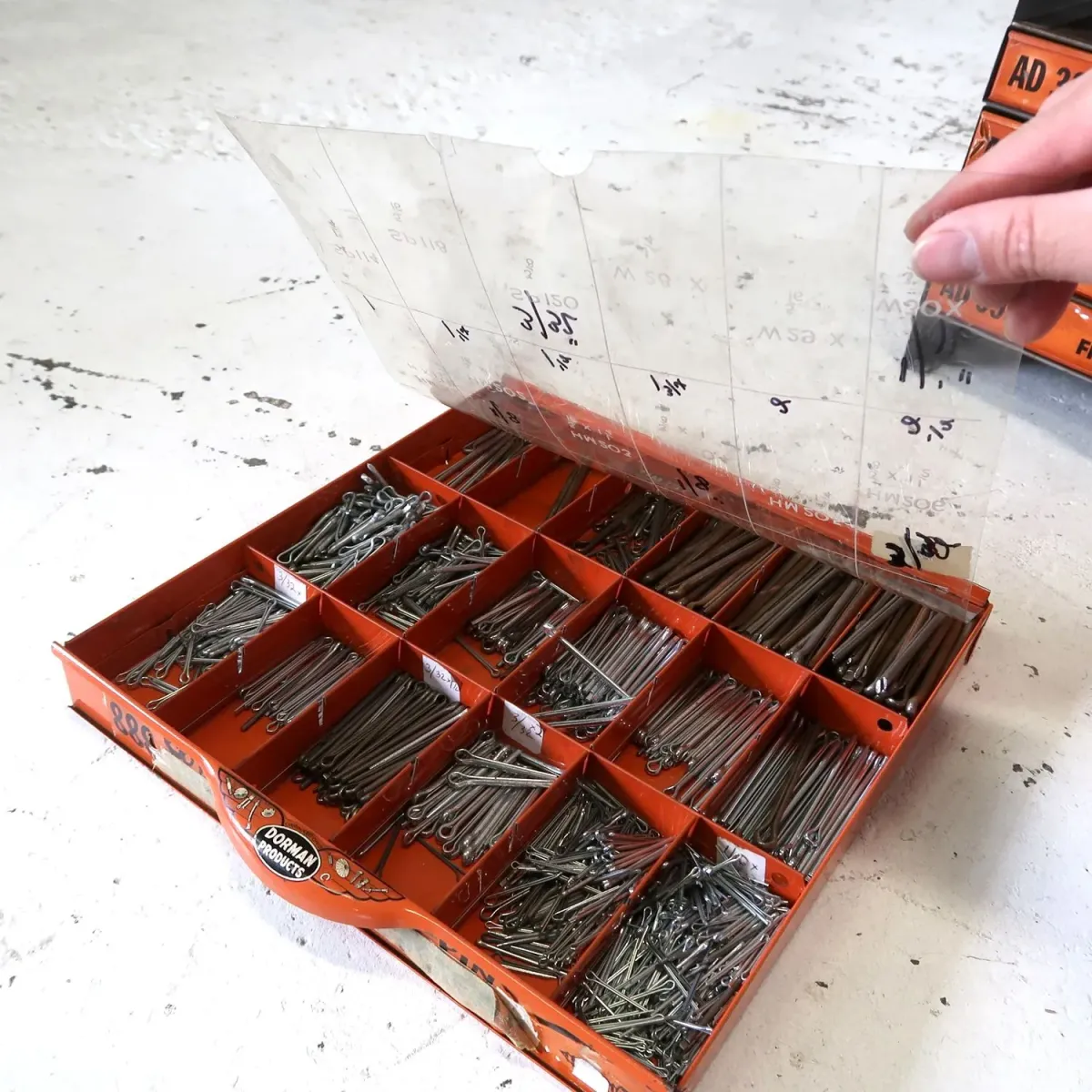 50's～ DORMAN ビンテージ パーツキャビネット スタッキング