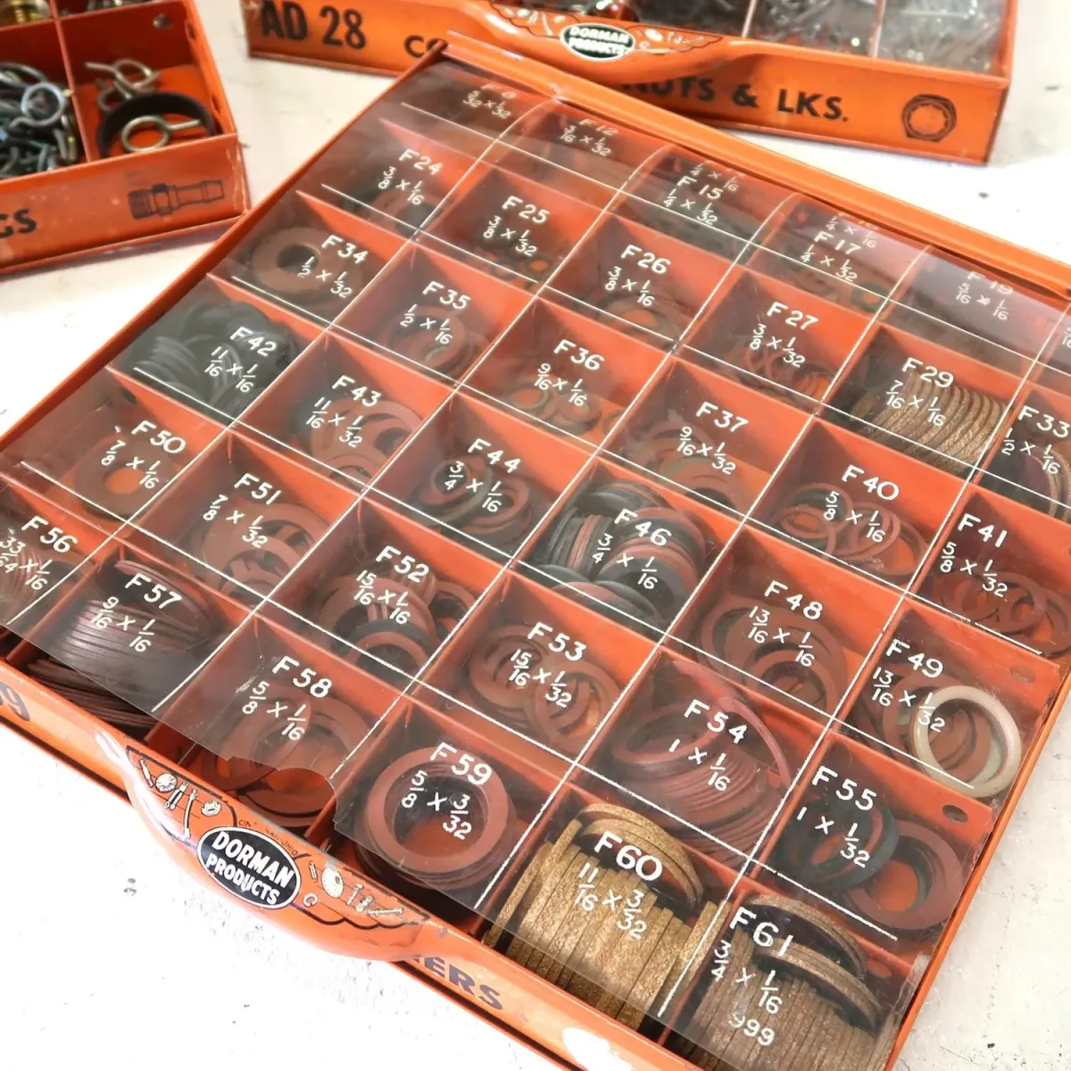 50's～ DORMAN ビンテージ パーツキャビネット スタッキング