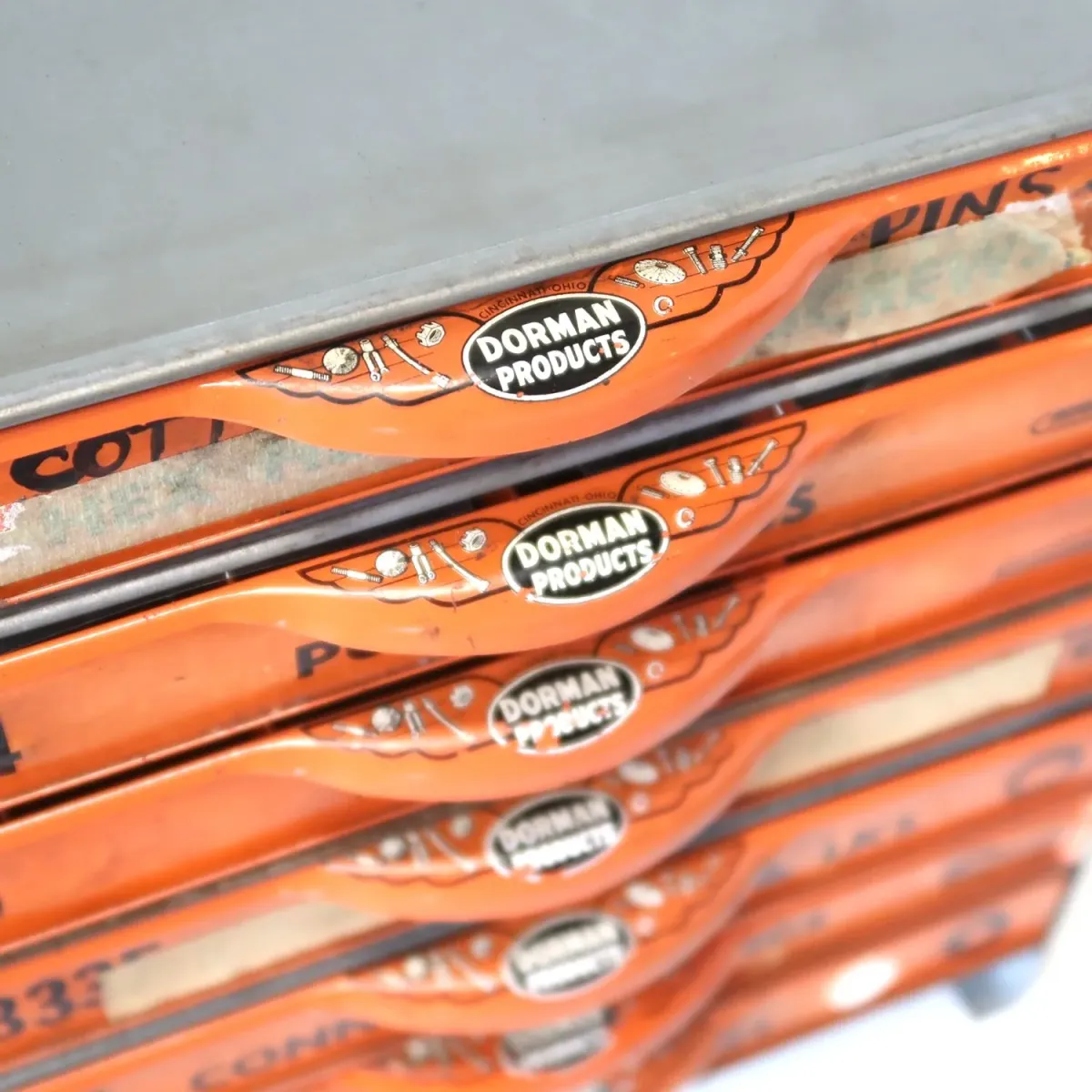 50's～ DORMAN ビンテージ パーツキャビネット スタッキング