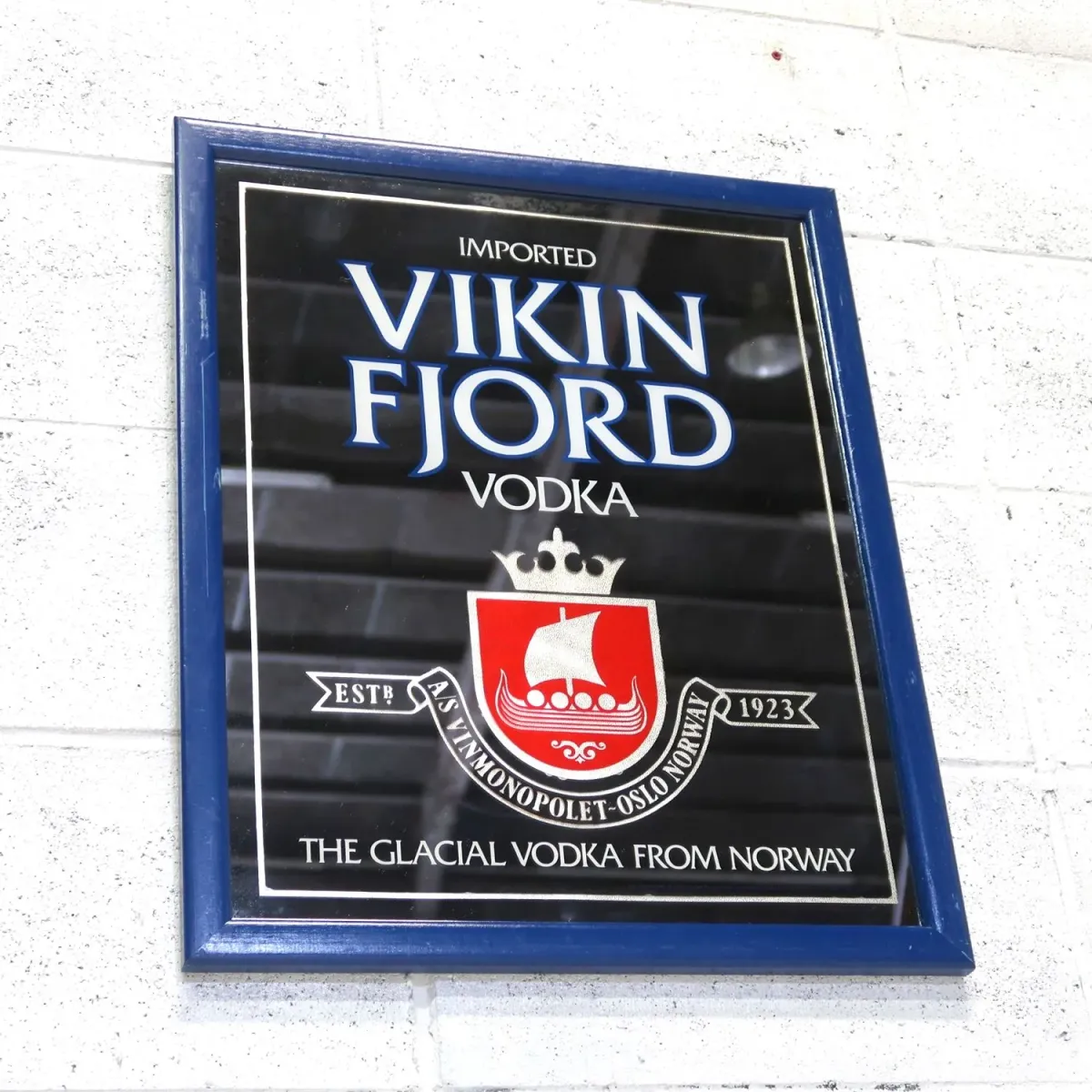 VIKIN FJORD ビンテージ パブミラー