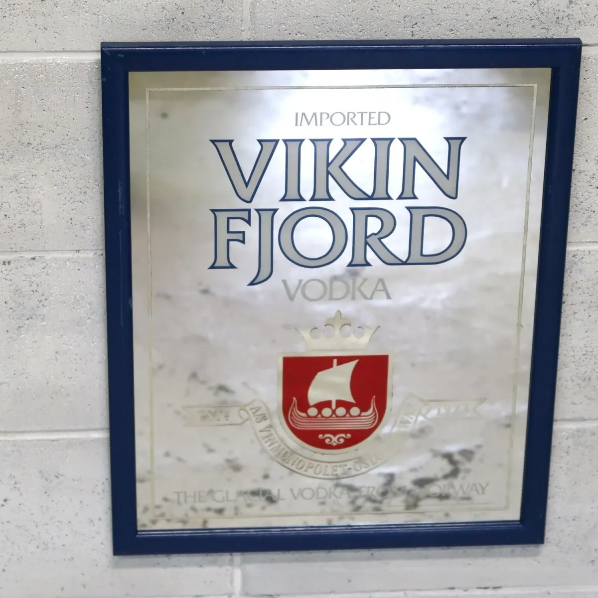 VIKIN FJORD ビンテージ パブミラー