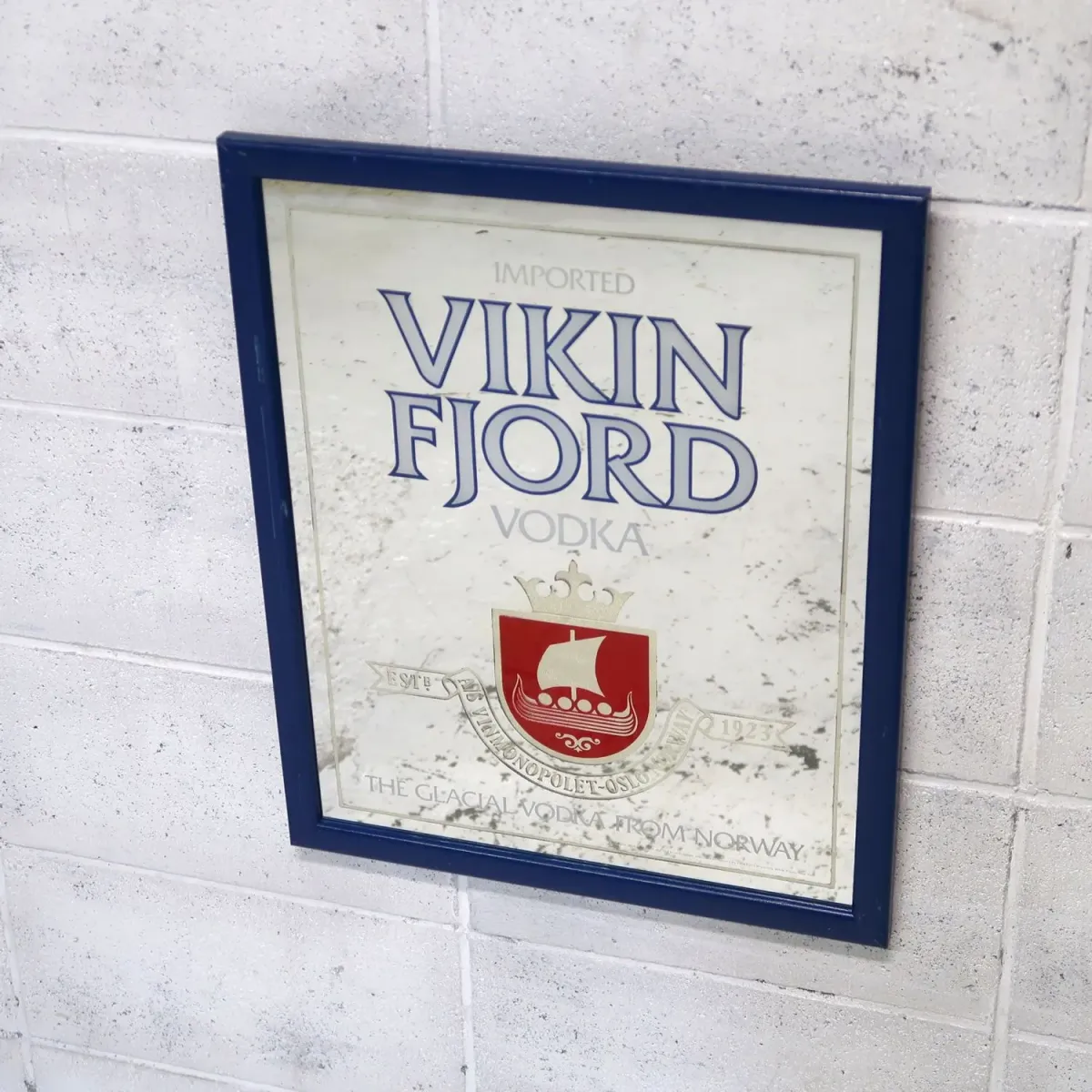 VIKIN FJORD ビンテージ パブミラー