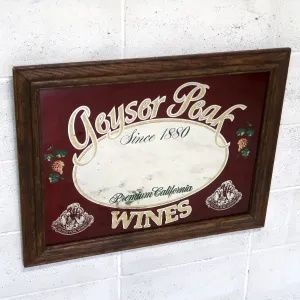 GEYSER PEAK WINERY ビンテージ パブミラー