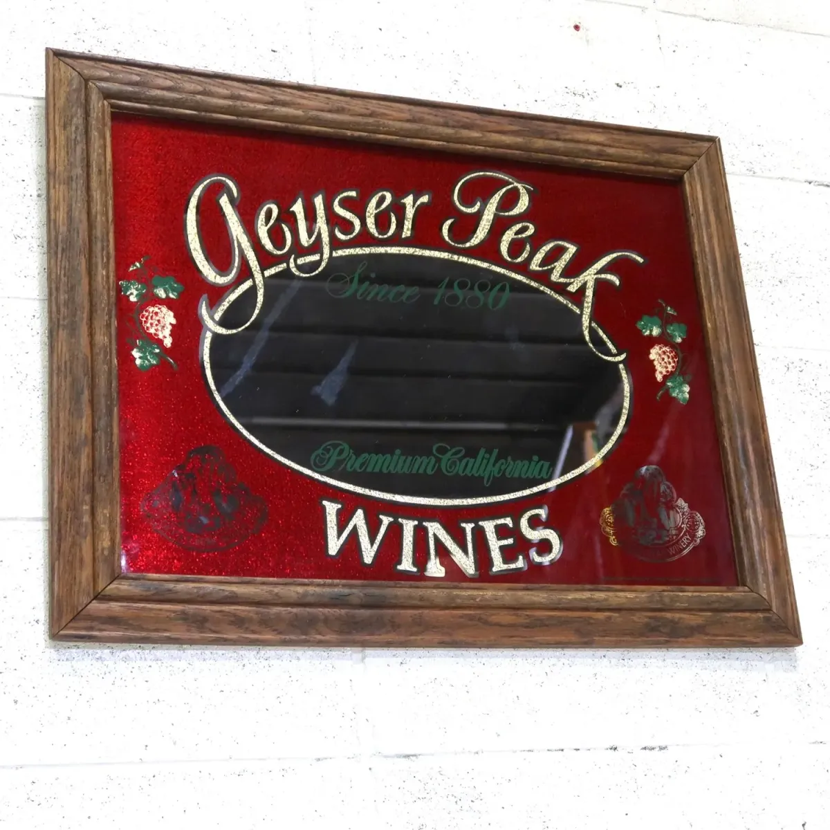 GEYSER PEAK WINERY ビンテージ パブミラー