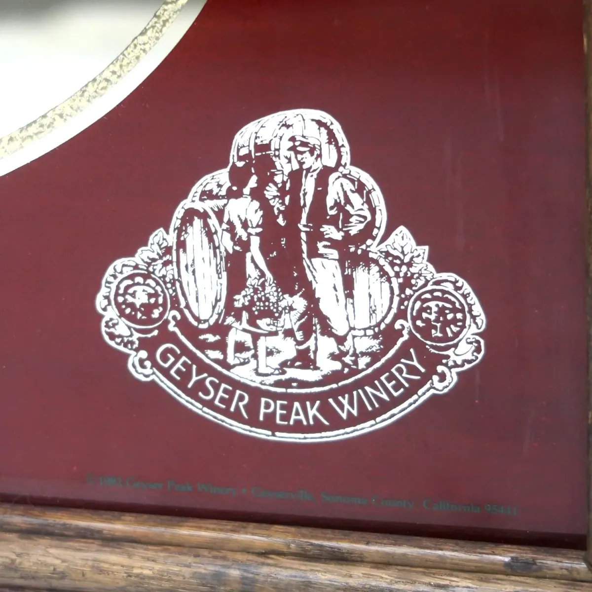 GEYSER PEAK WINERY ビンテージ パブミラー