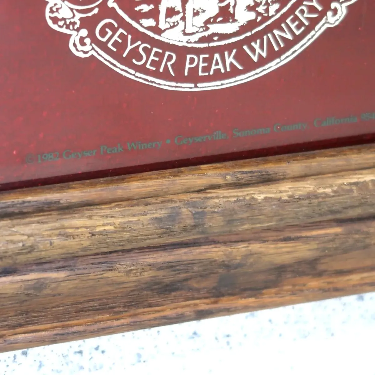 GEYSER PEAK WINERY ビンテージ パブミラー