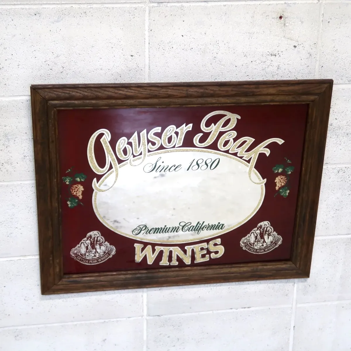 GEYSER PEAK WINERY ビンテージ パブミラー