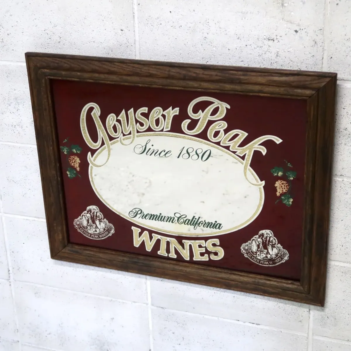 GEYSER PEAK WINERY ビンテージ パブミラー