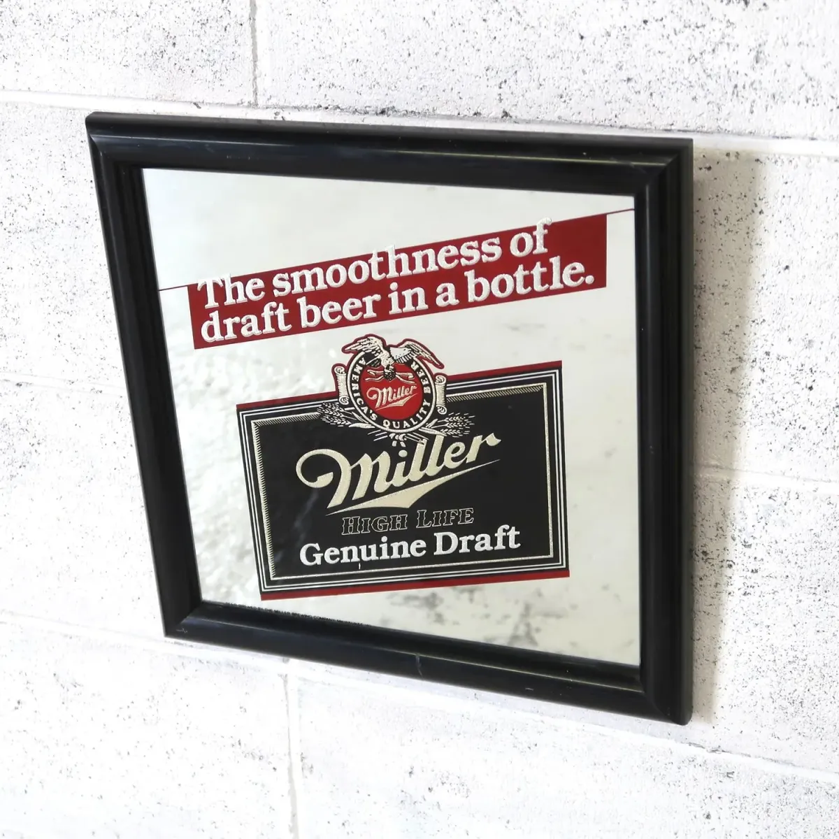 Miller HIGH LIFE ビンテージ パブミラー