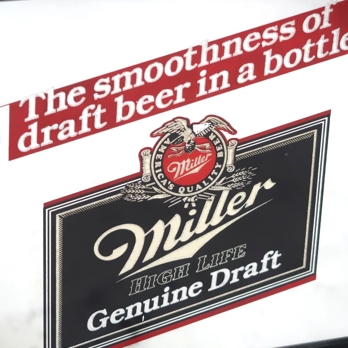 Miller HIGH LIFE ビンテージ パブミラー