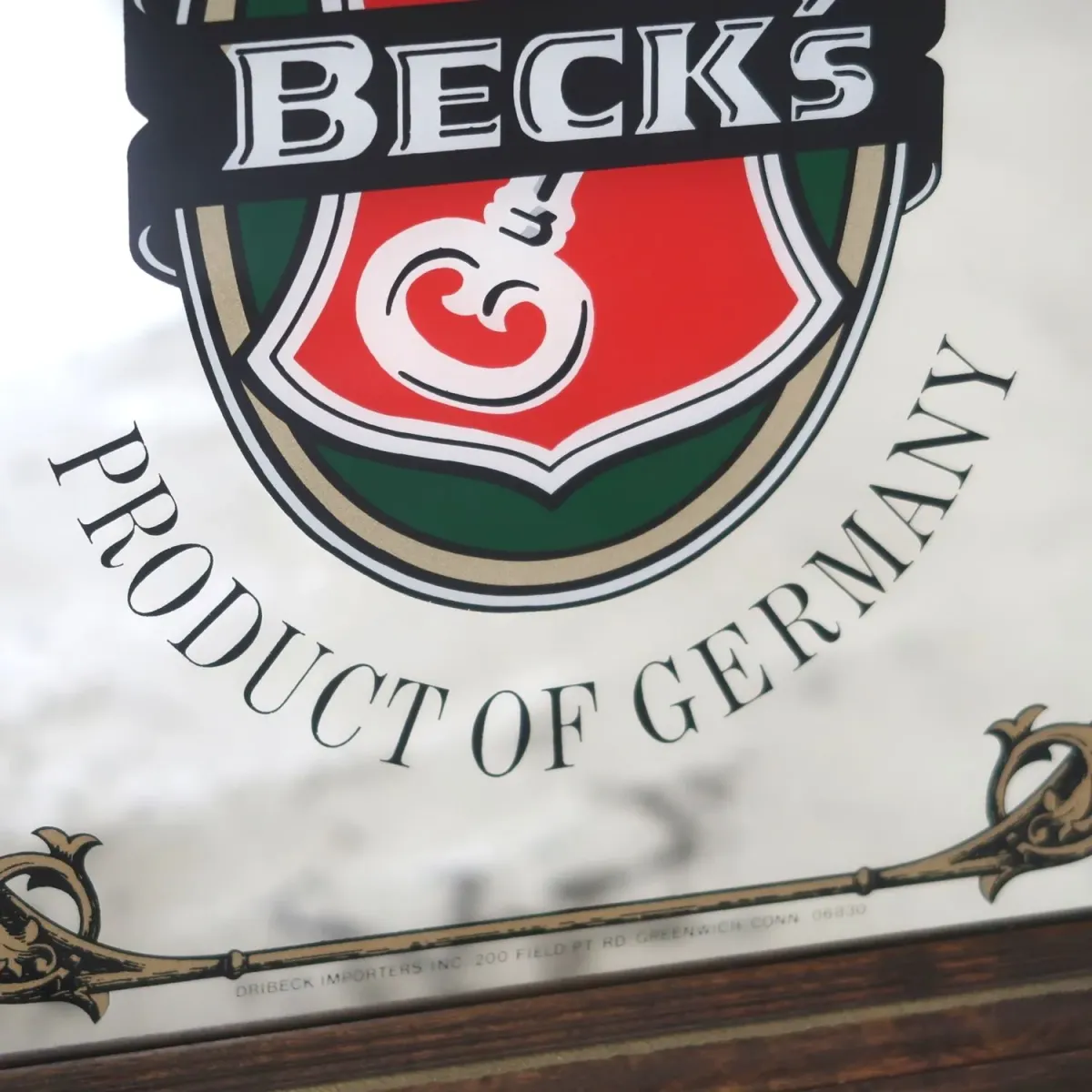 BECK'S ビンテージ パブミラー