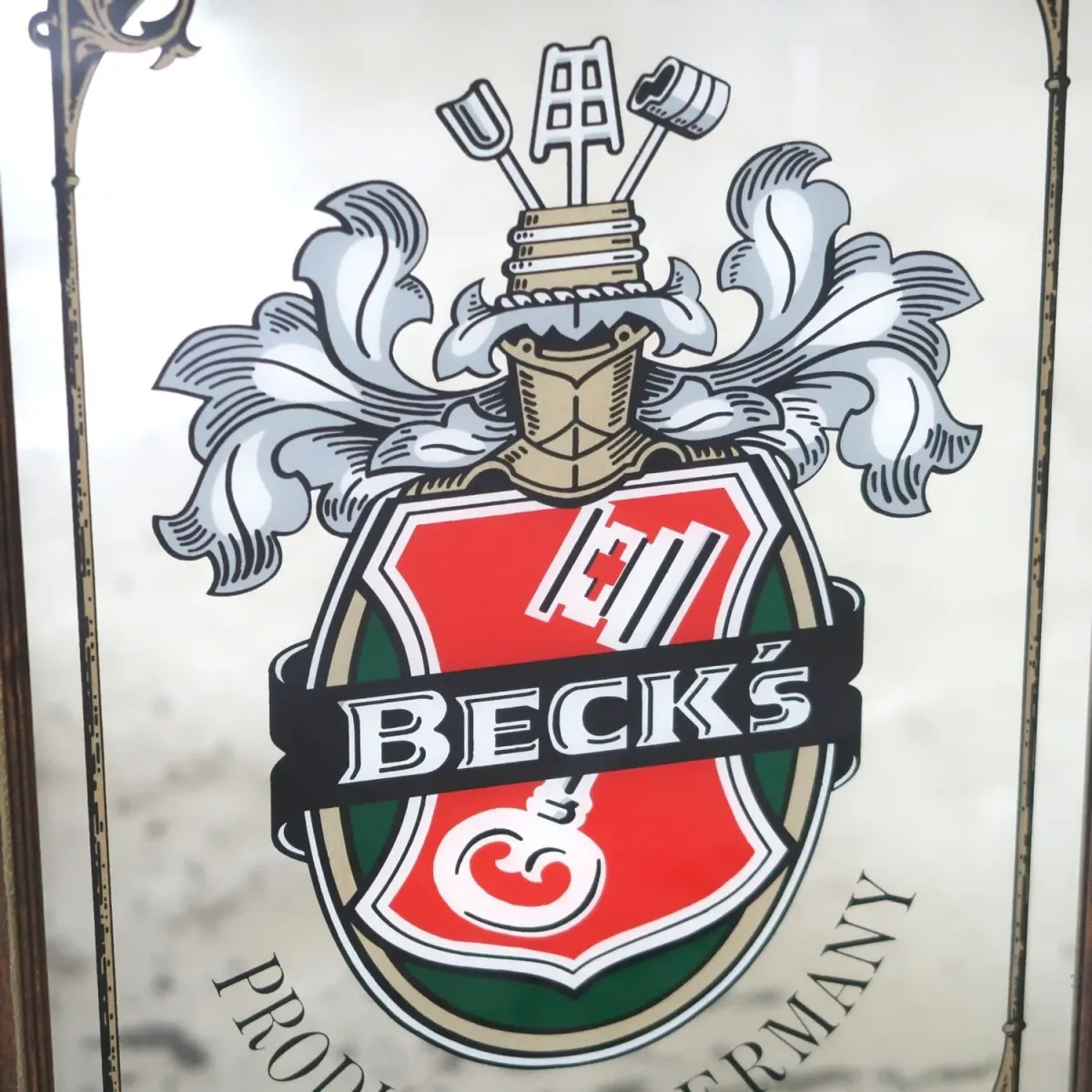 BECK'S ビンテージ パブミラー