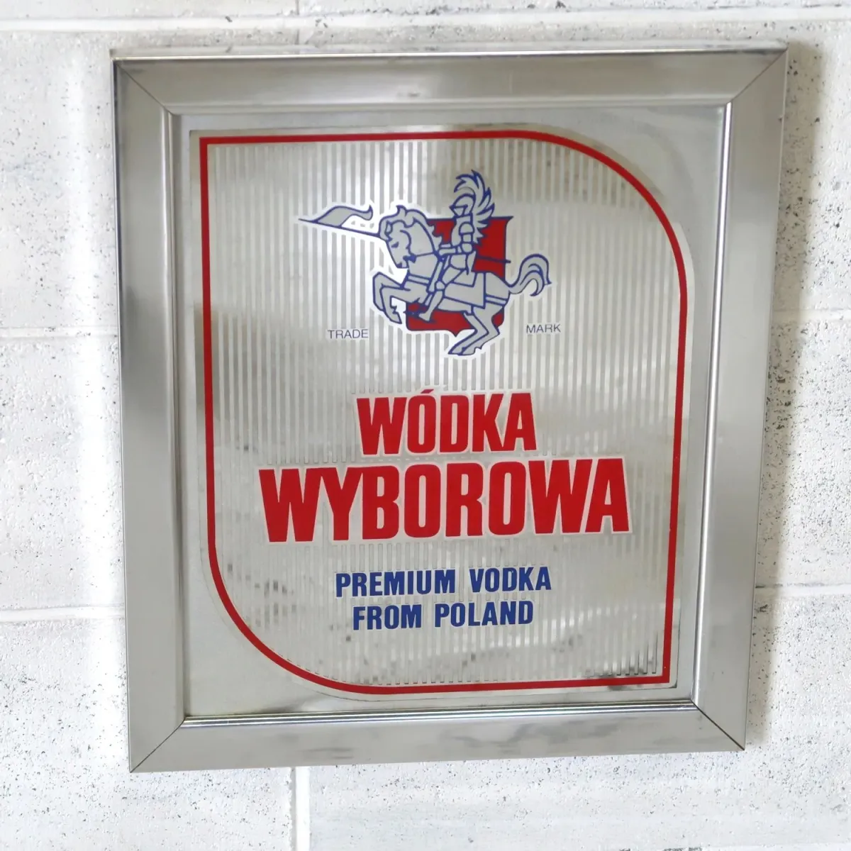 WODKA WYBOROWA ビンテージ パブミラー