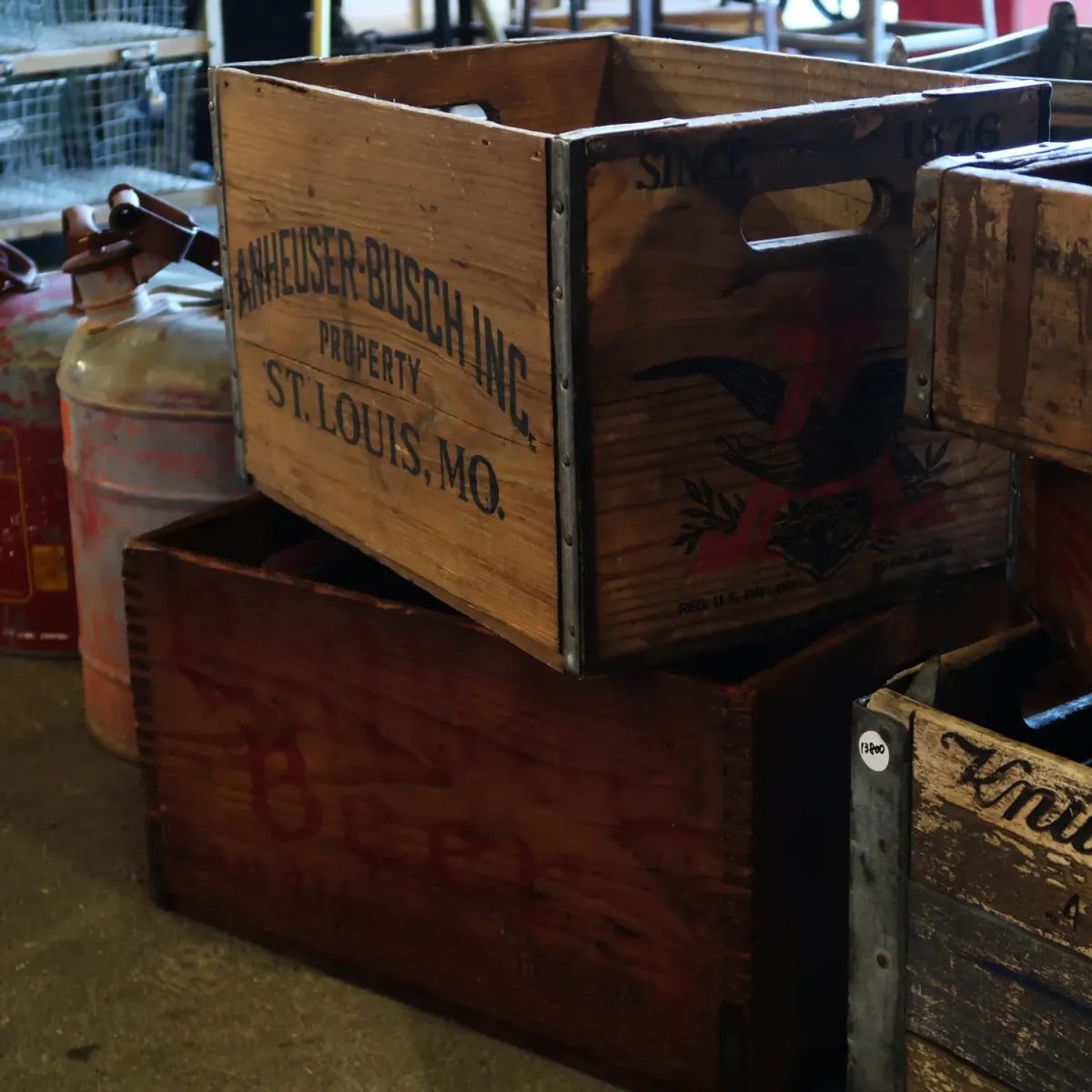Balboa Beer ビンテージ ウッドボックス
