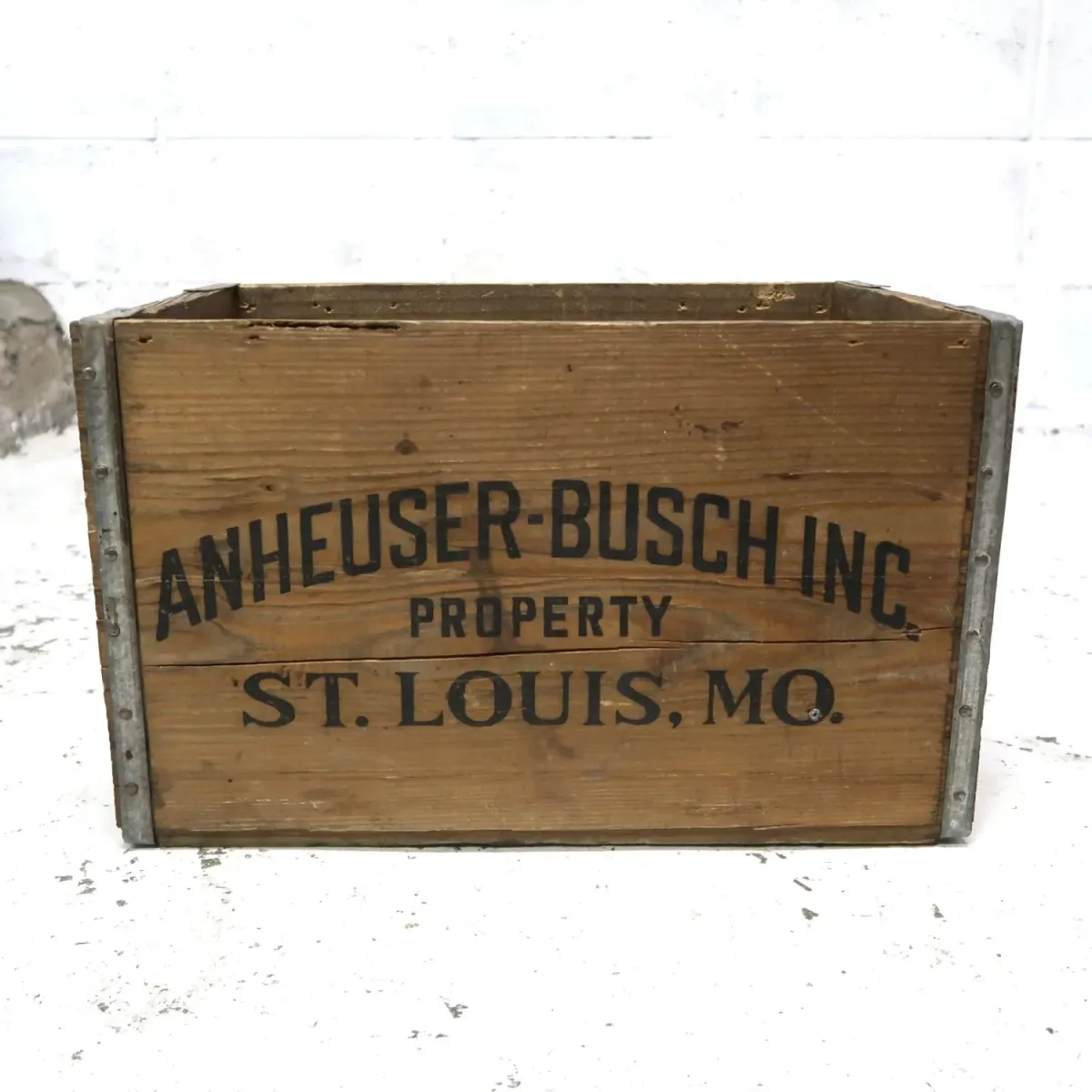 ANHEUSER-BUSCH ビンテージ ウッドボックス