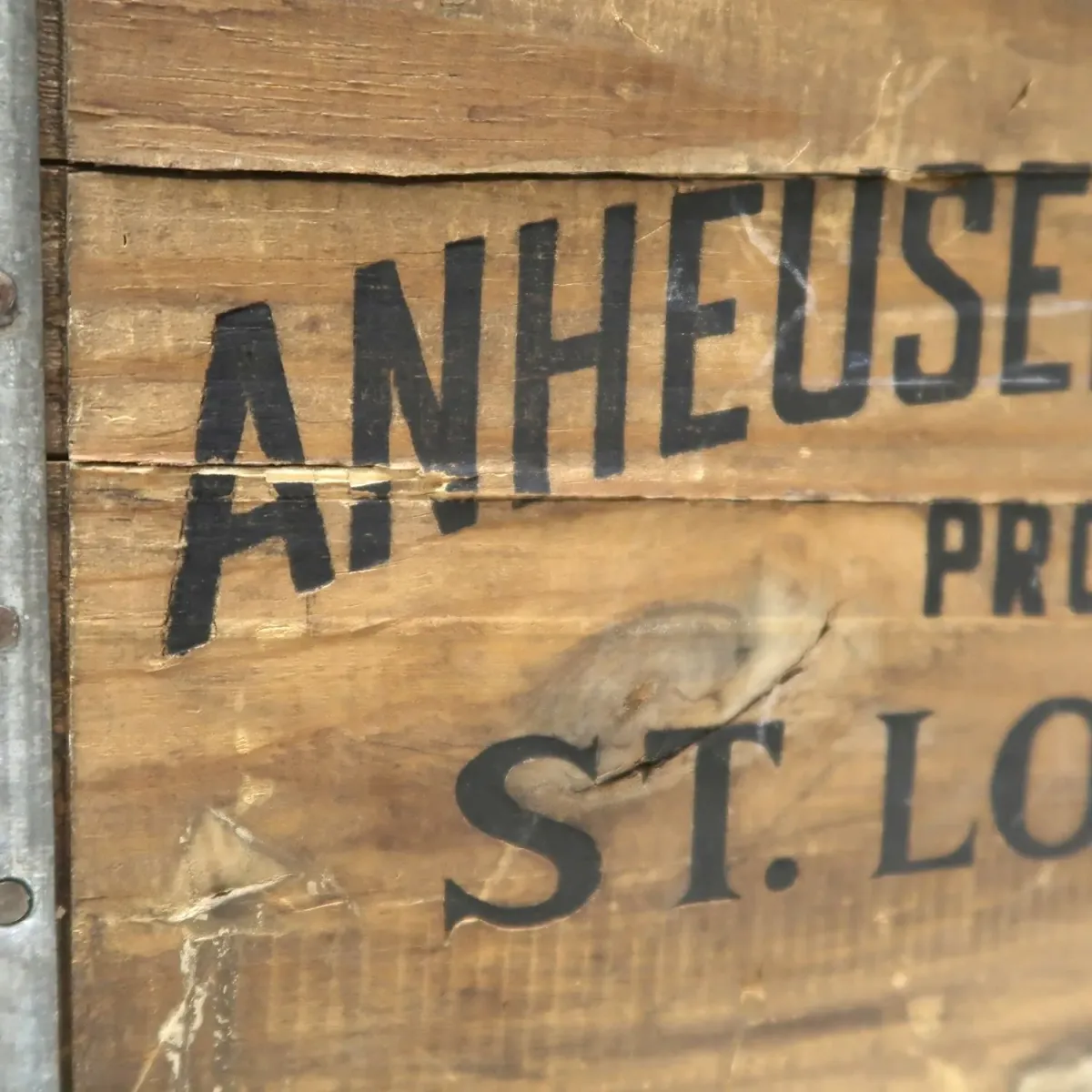 ANHEUSER-BUSCH ビンテージ ウッドボックス