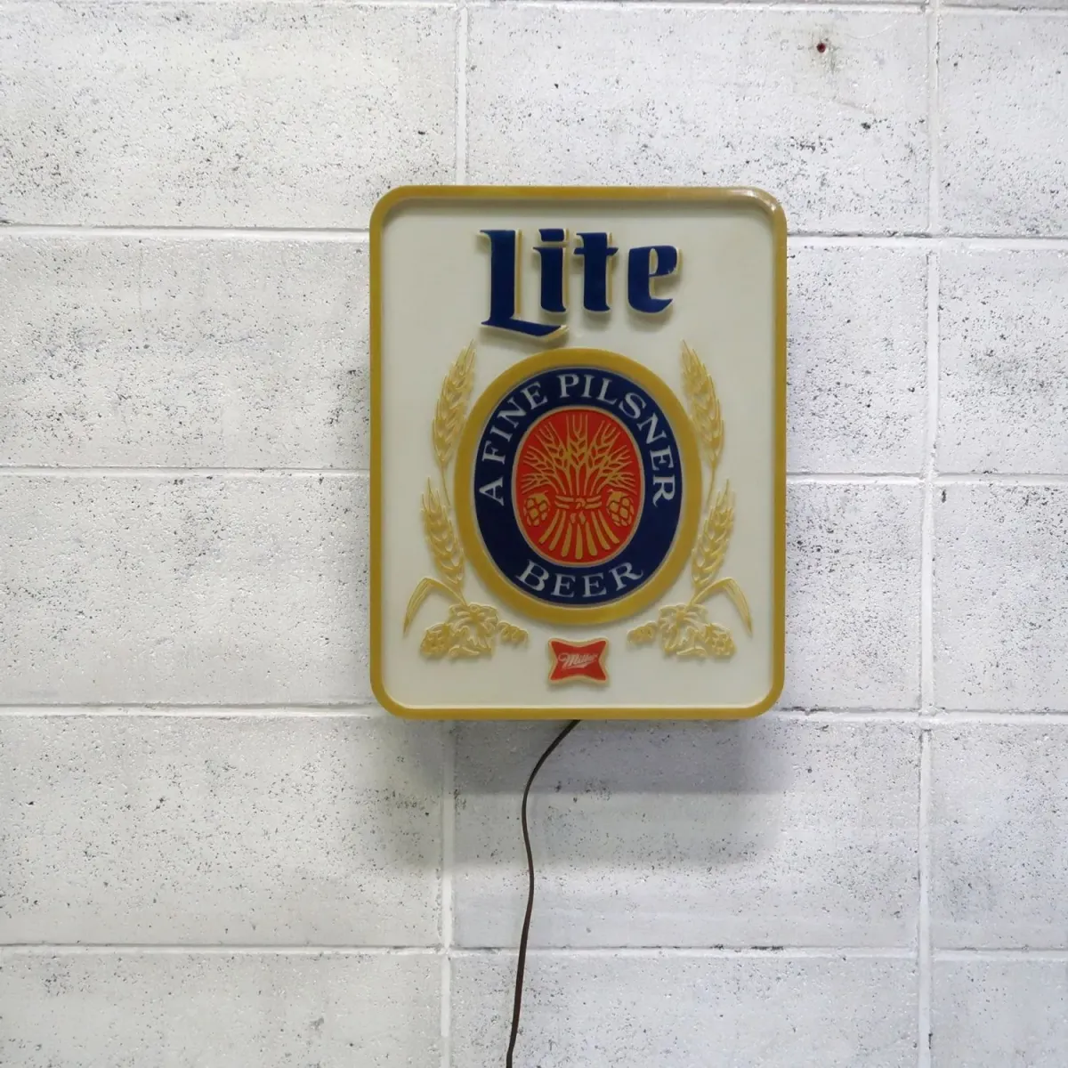 Miller Lite ビンテージ ライトサイン