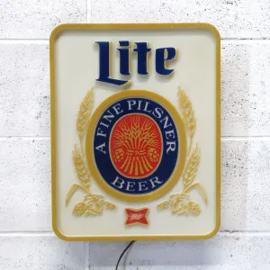 Miller Lite ビンテージ ライトサイン