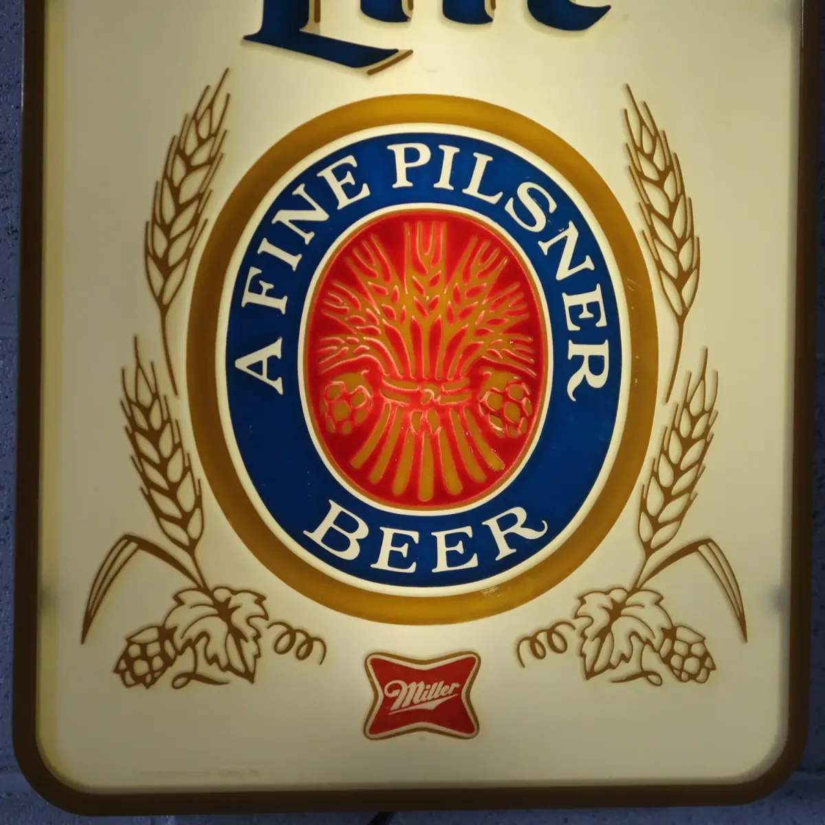 Miller Lite ビンテージ ライトサイン