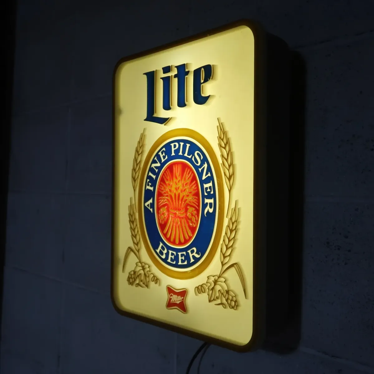 Miller Lite ビンテージ ライトサイン