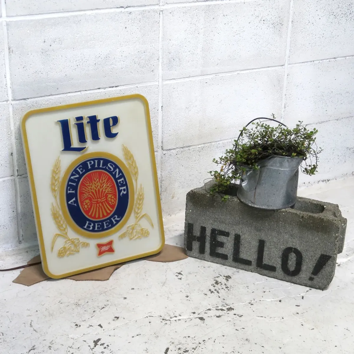 Miller Lite ビンテージ ライトサイン