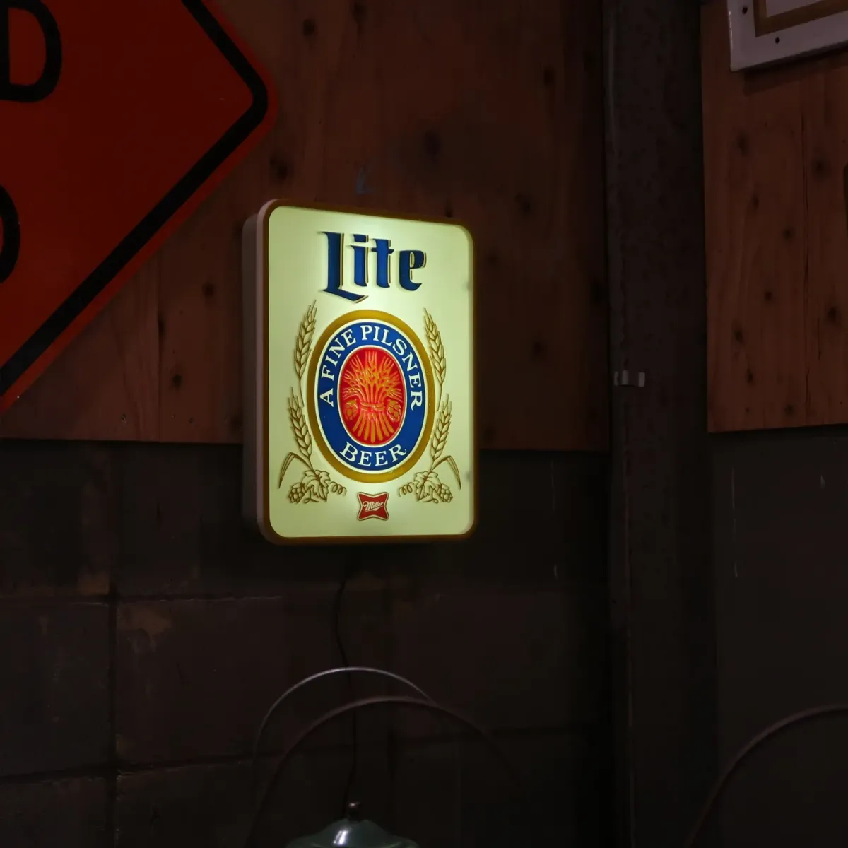 Miller Lite ビンテージ ライトサイン