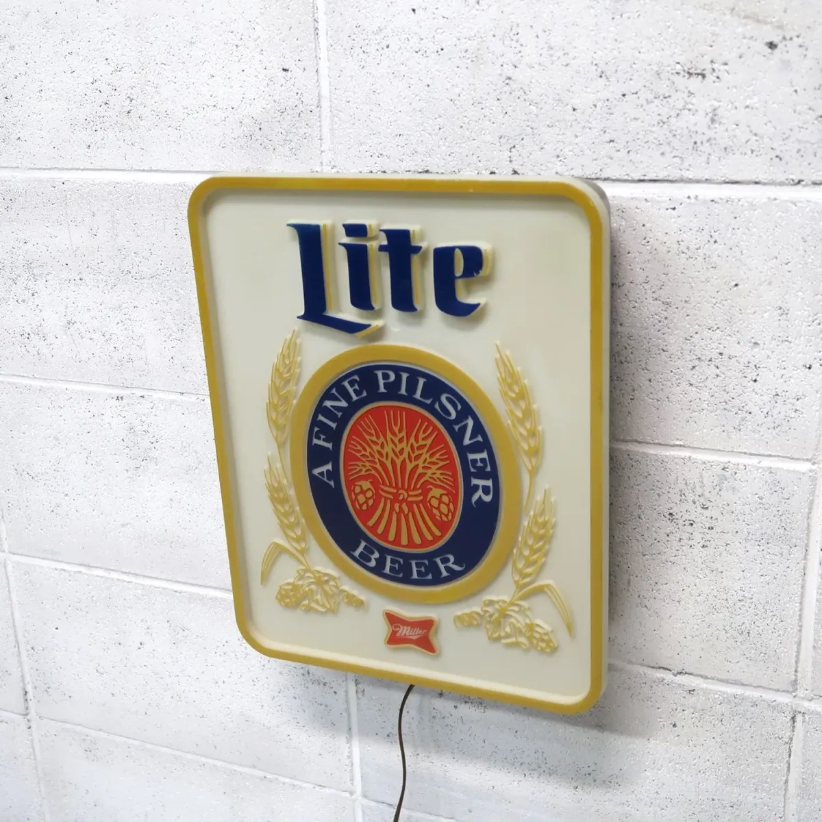 Miller Lite ビンテージ ライトサイン