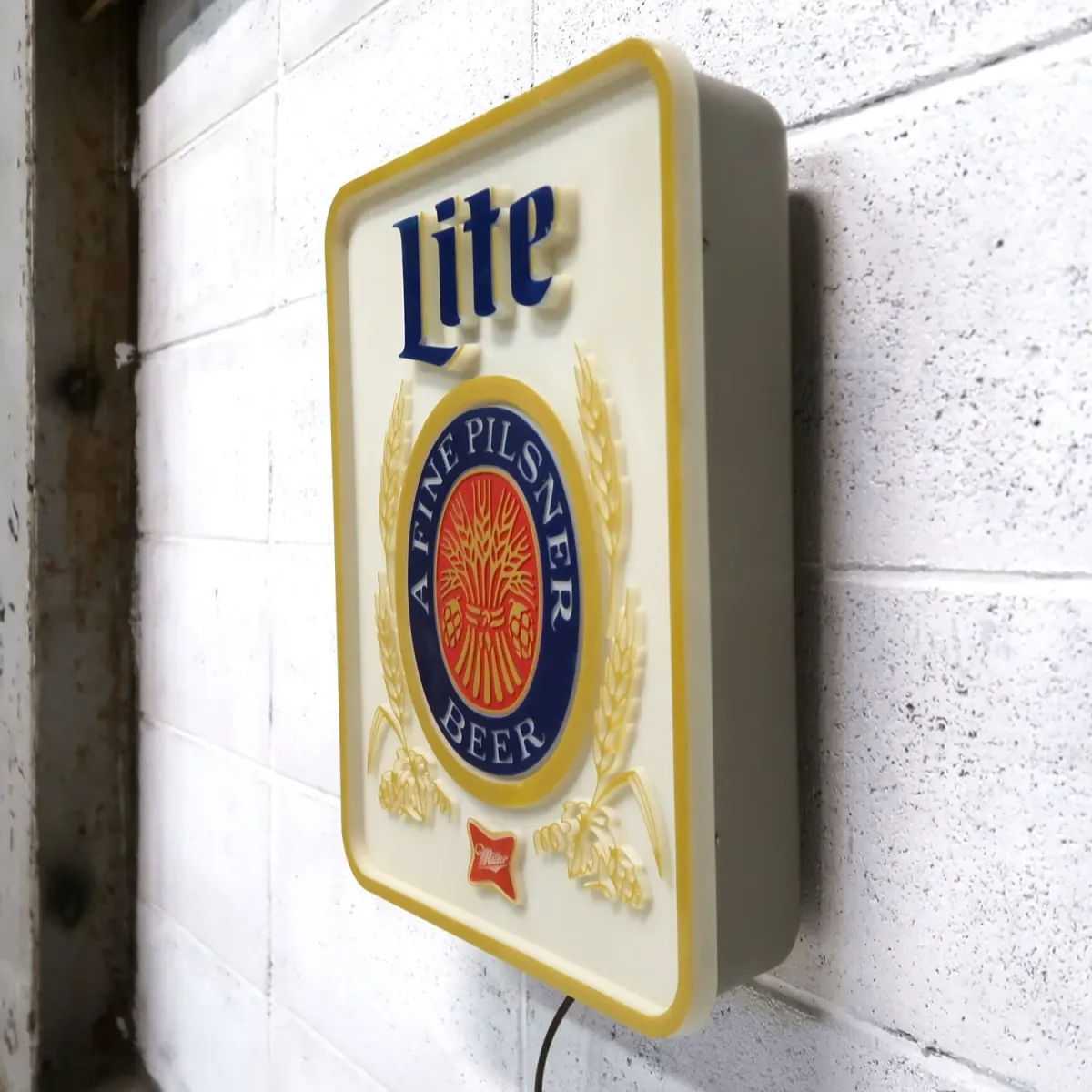 Miller Lite ビンテージ ライトサイン