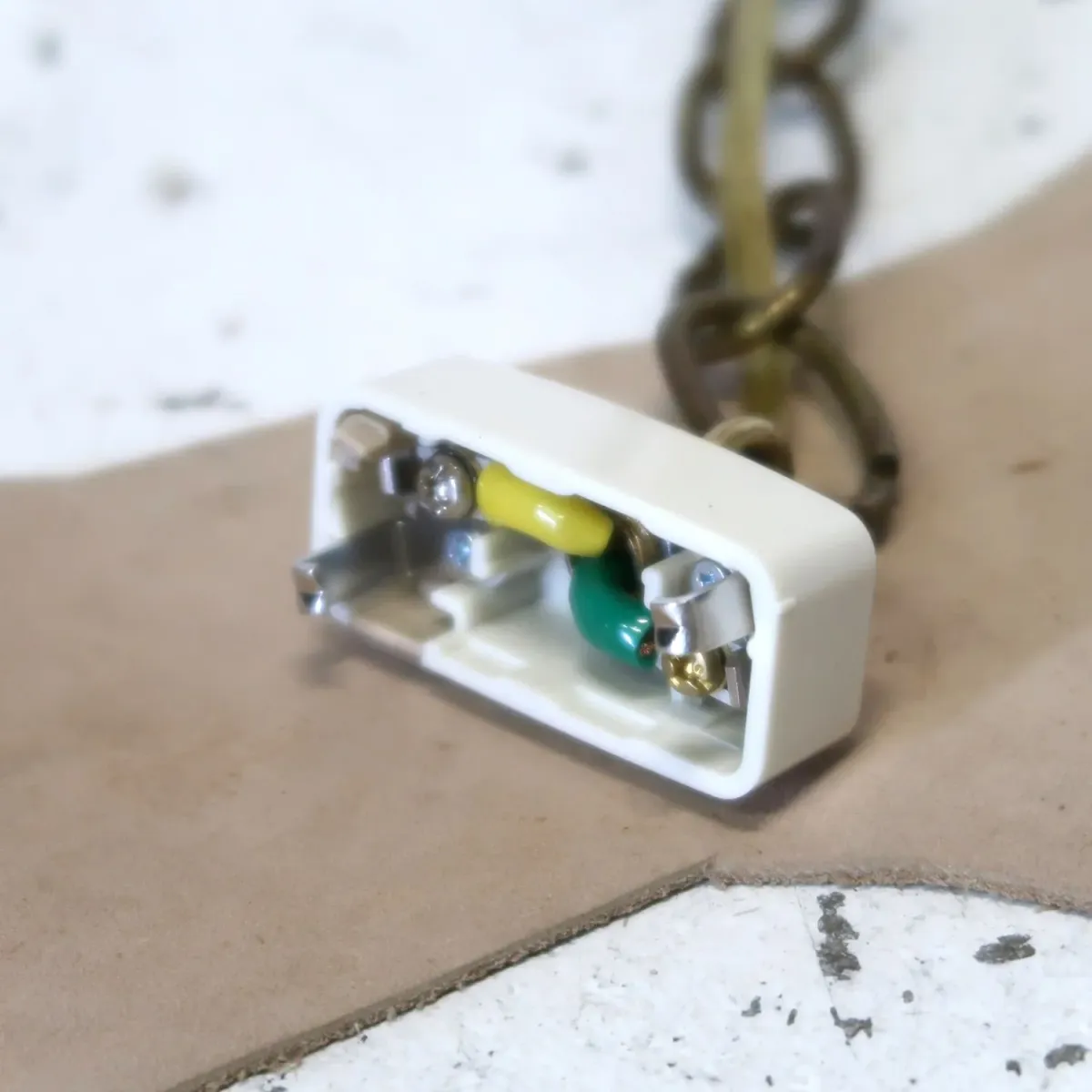 アンティーク フロストガラス ペンダントランプ