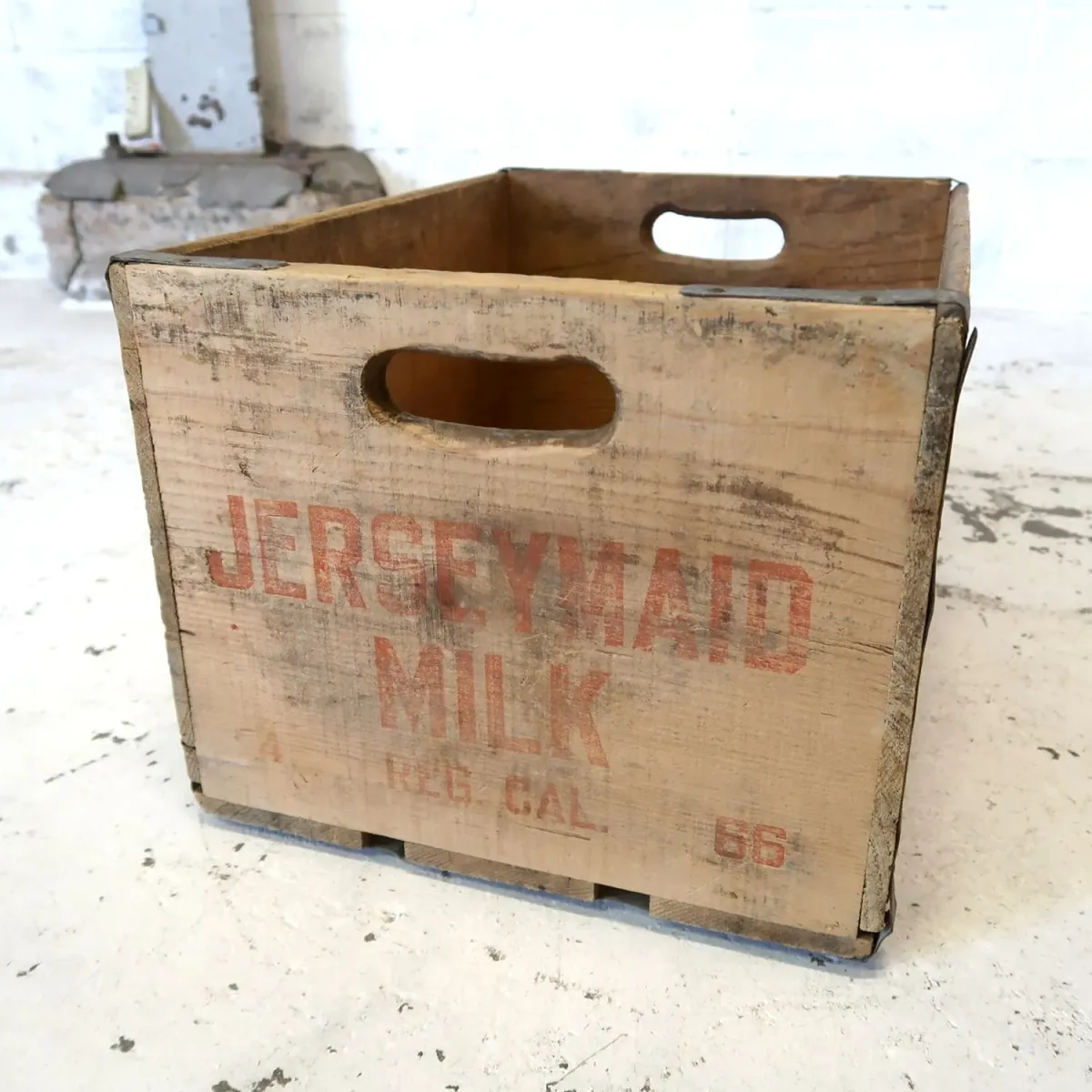 JERSEYMAID MILK ビンテージ ウッドボックス