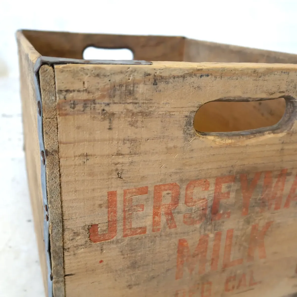 JERSEYMAID MILK ビンテージ ウッドボックス