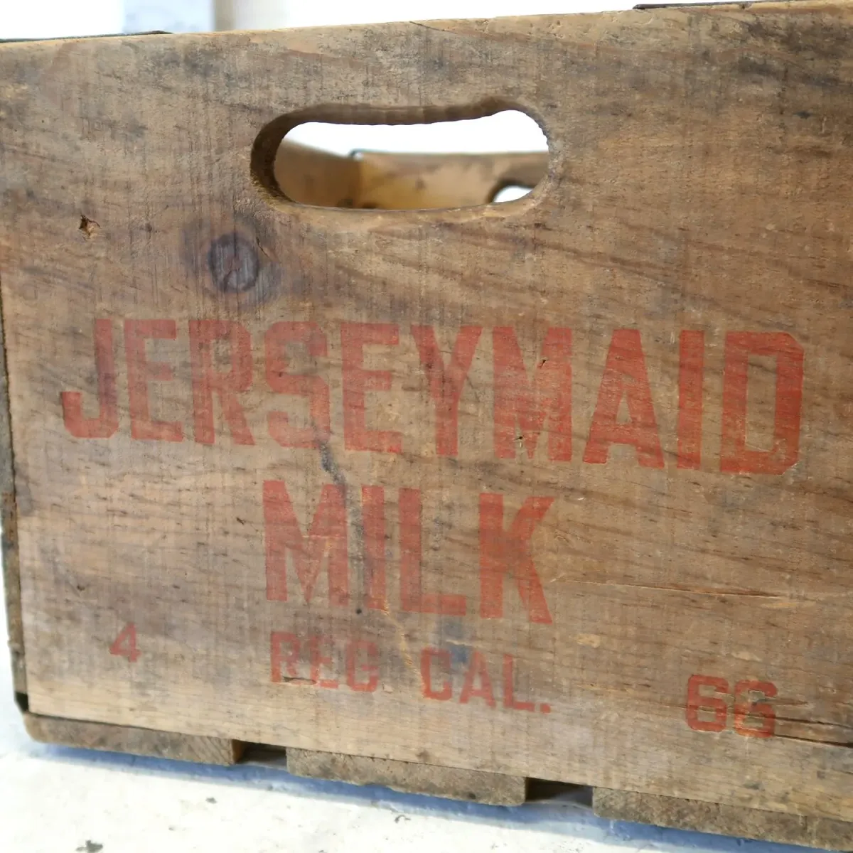 JERSEYMAID MILK ビンテージ ウッドボックス