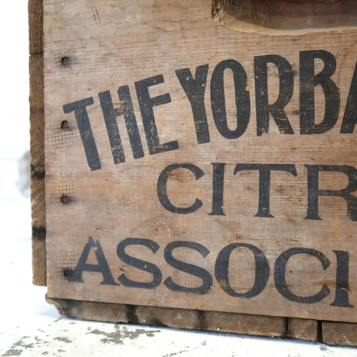 THE YORBA-LINDA ビンテージ ウッドボックス