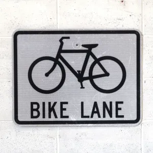 BIKE LANE ロードサイン