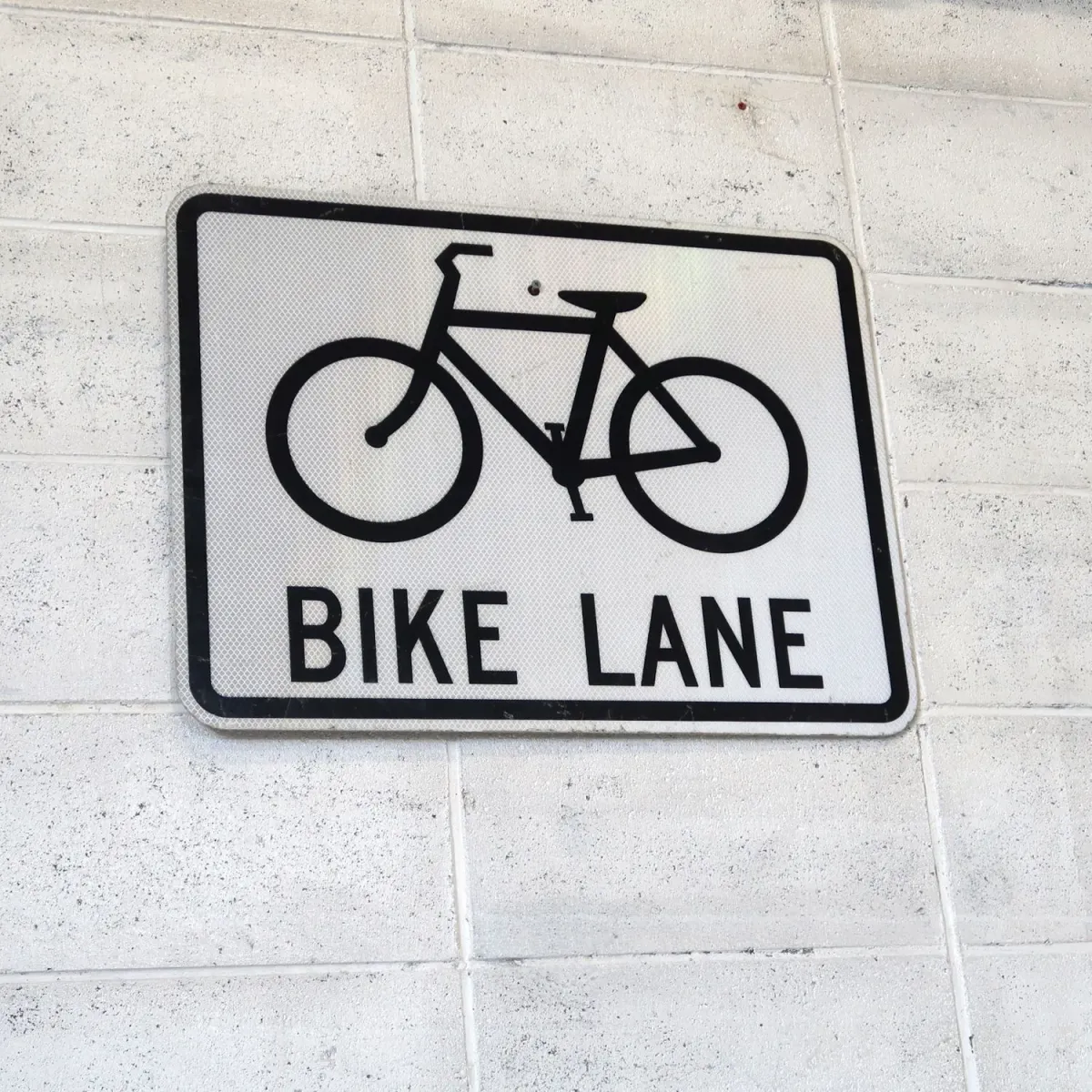 BIKE LANE ロードサイン