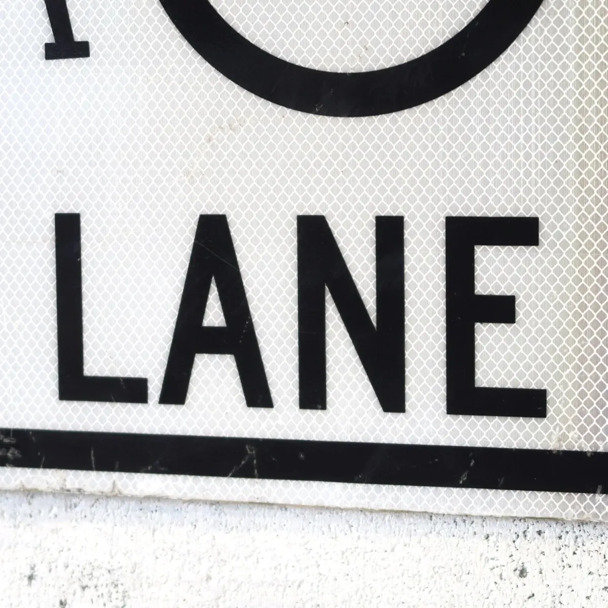 BIKE LANE ロードサイン