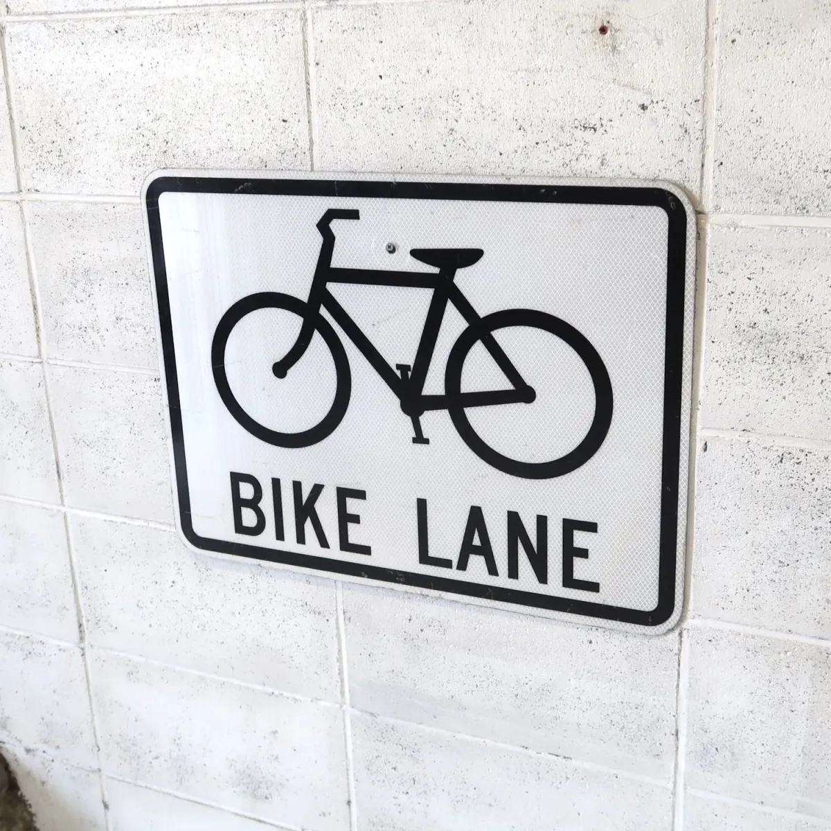 BIKE LANE ロードサイン